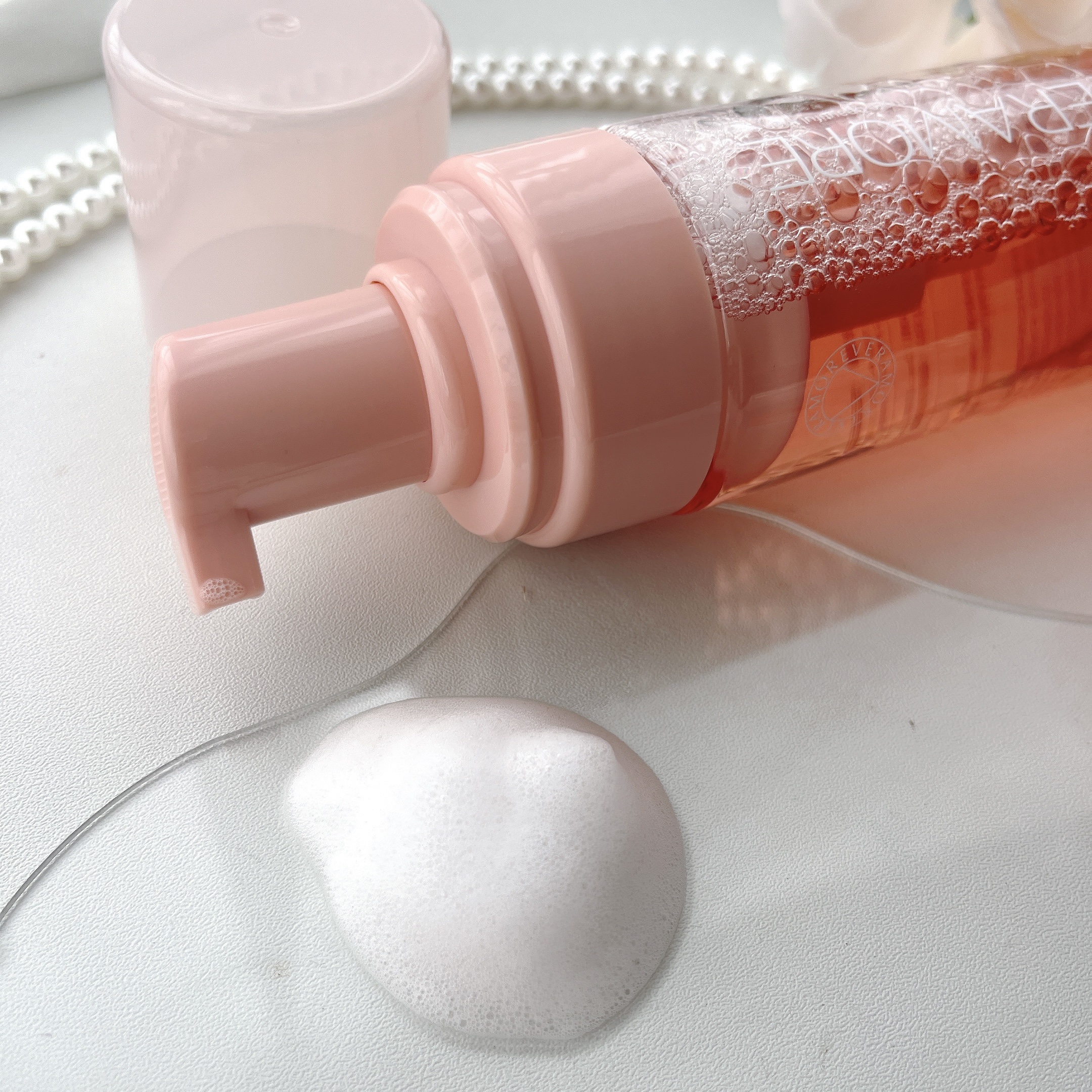 ローズ＆ティーツリー バブル ディープ クレンジングフォーム/VERAMORE/洗顔フォームを使ったクチコミ（3枚目）