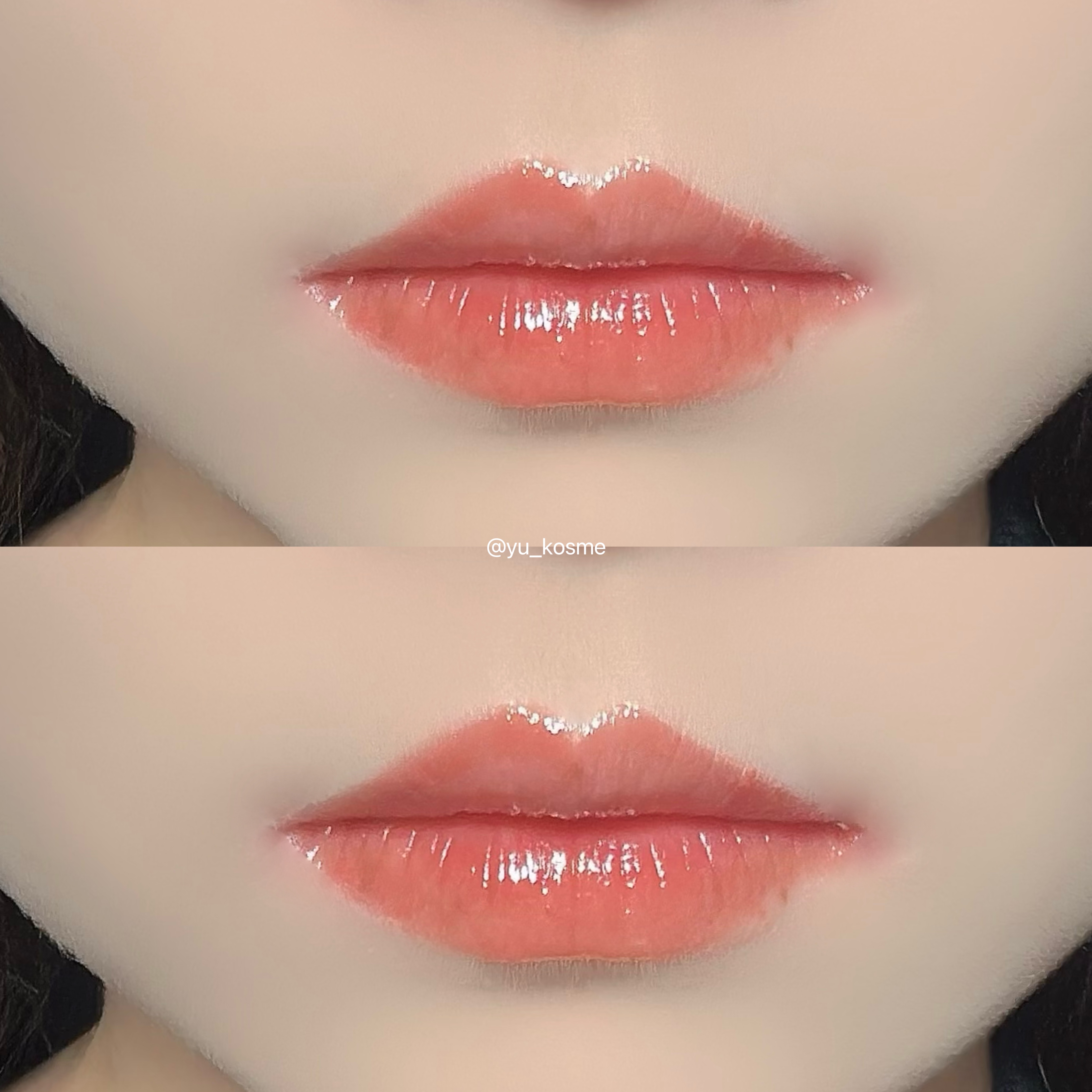 ムードインハンサーウォーターリキッドグロウ/hince/口紅を使ったクチコミ（3枚目）