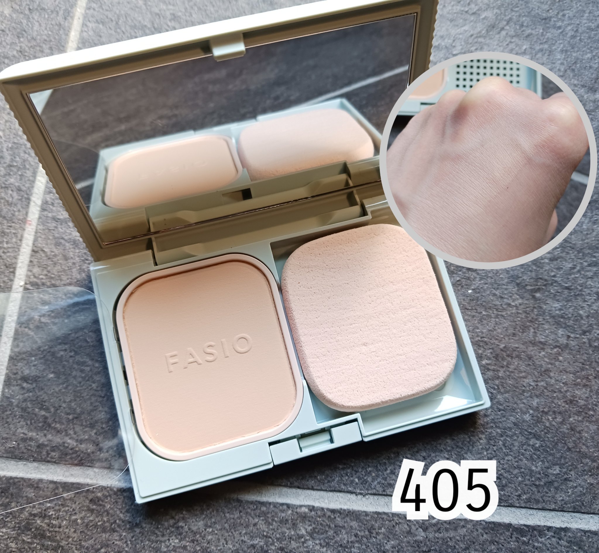 ヒトヌリカバー 耐久ファンデーション/FASIO/パウダーファンデーションを使ったクチコミ（3枚目）