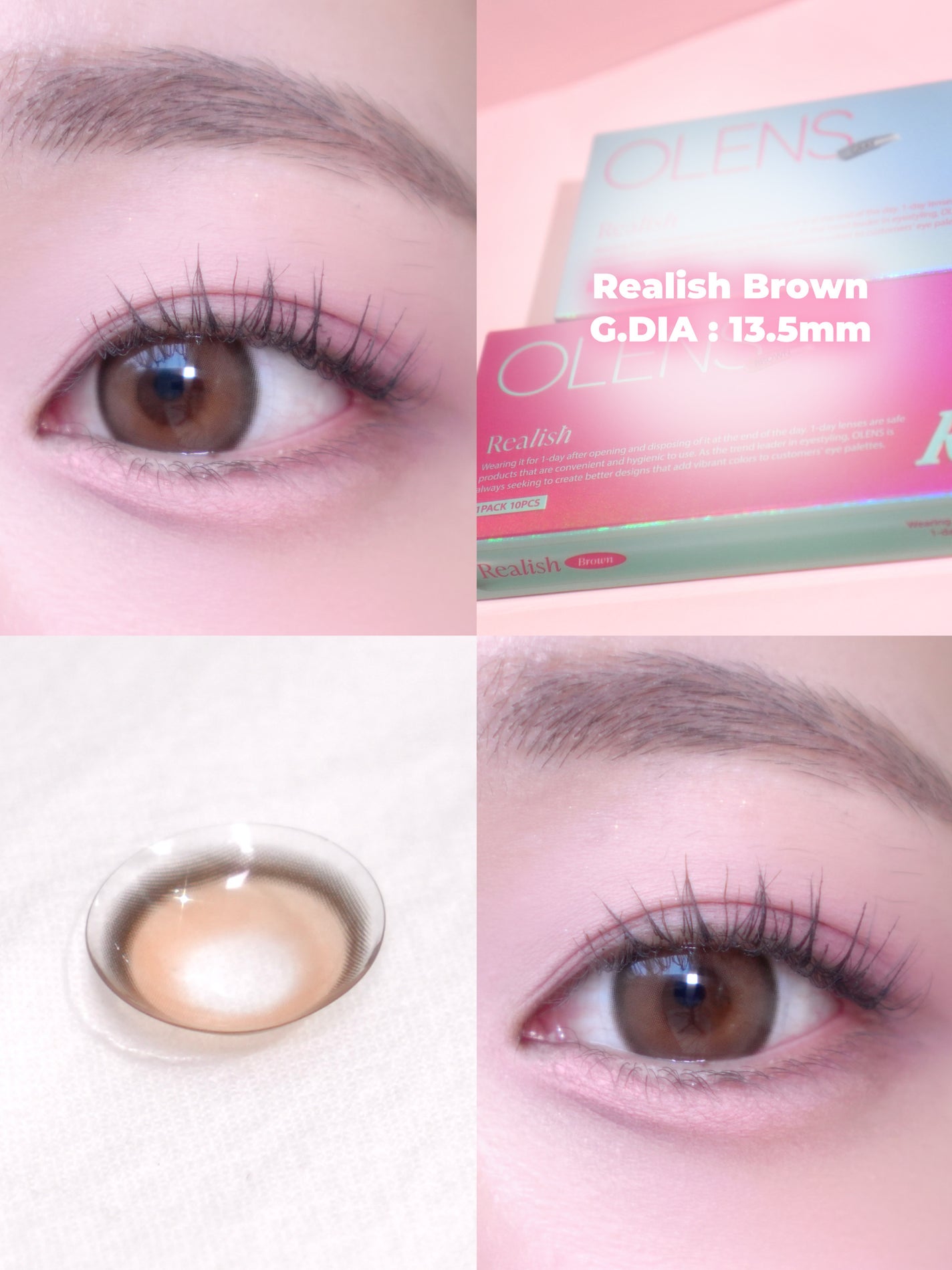 Real Ring 1day/OLENS/ワンデー(1DAY)カラコンを使ったクチコミ(5枚目)