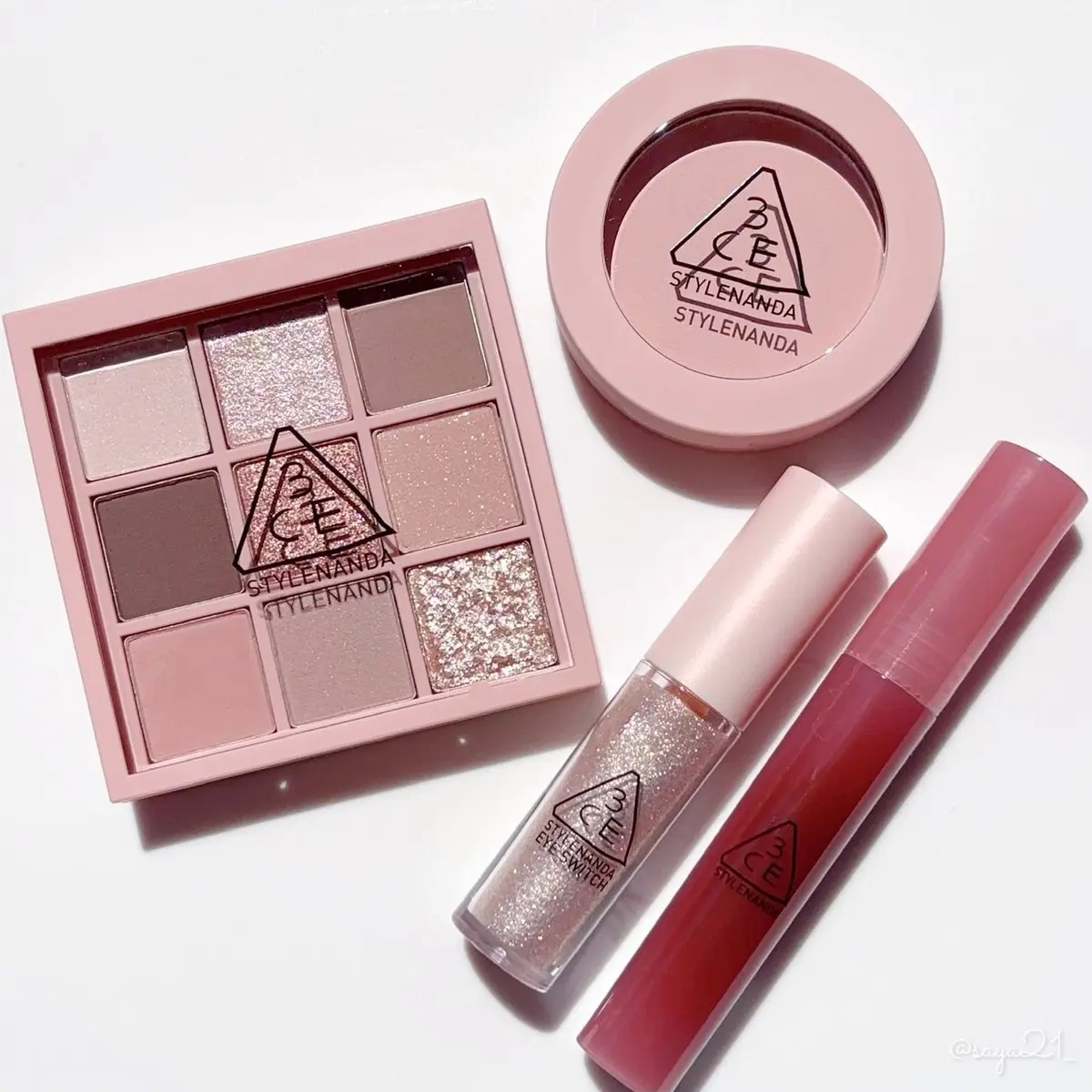 3CE マルチアイカラーパレット ノッテッドピンク（マルチアイカラーパレット M）/3CE/アイシャドウパレットを使ったクチコミ（1枚目）