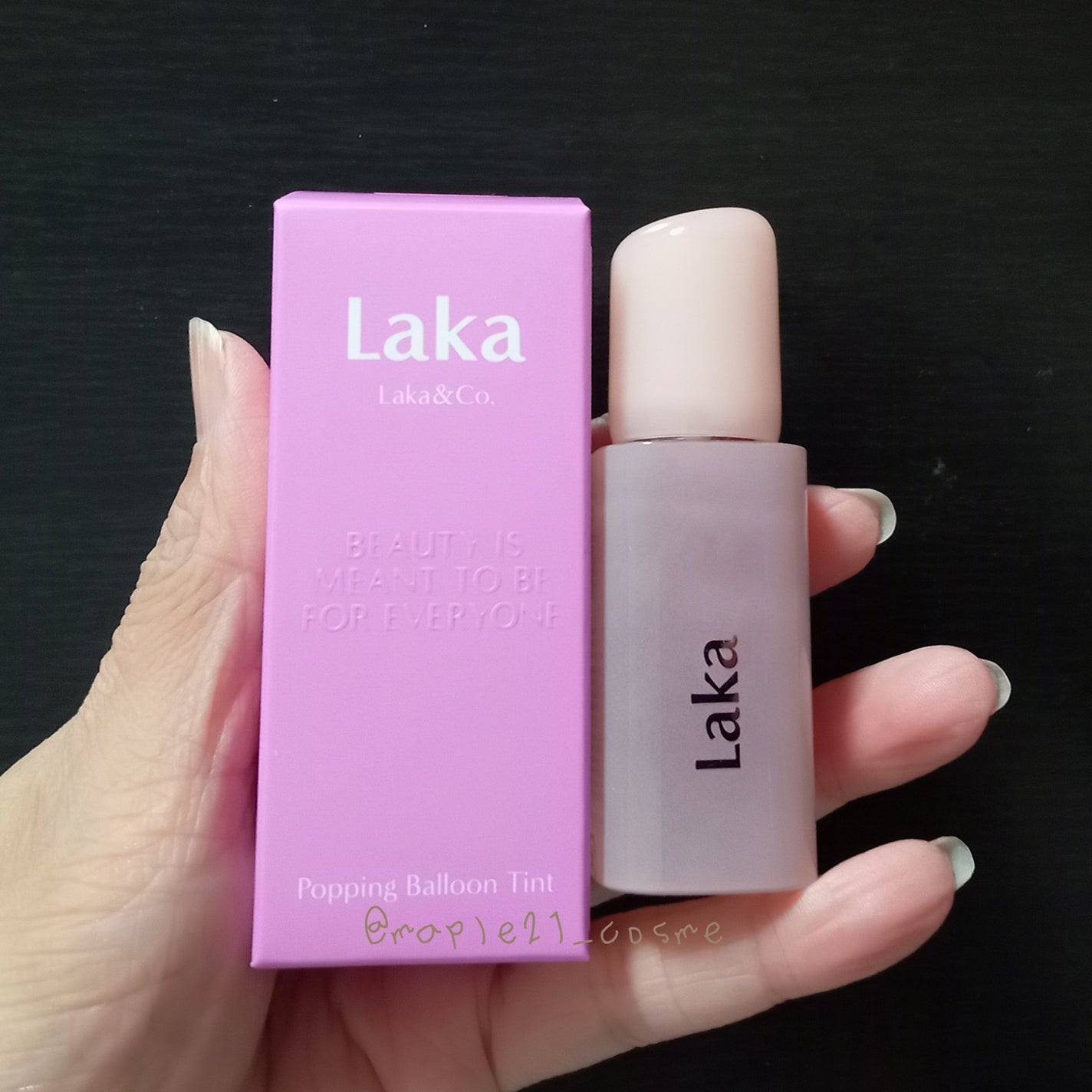 ポッピングバルーンティント/Laka/リップティントを使ったクチコミ(2枚目)