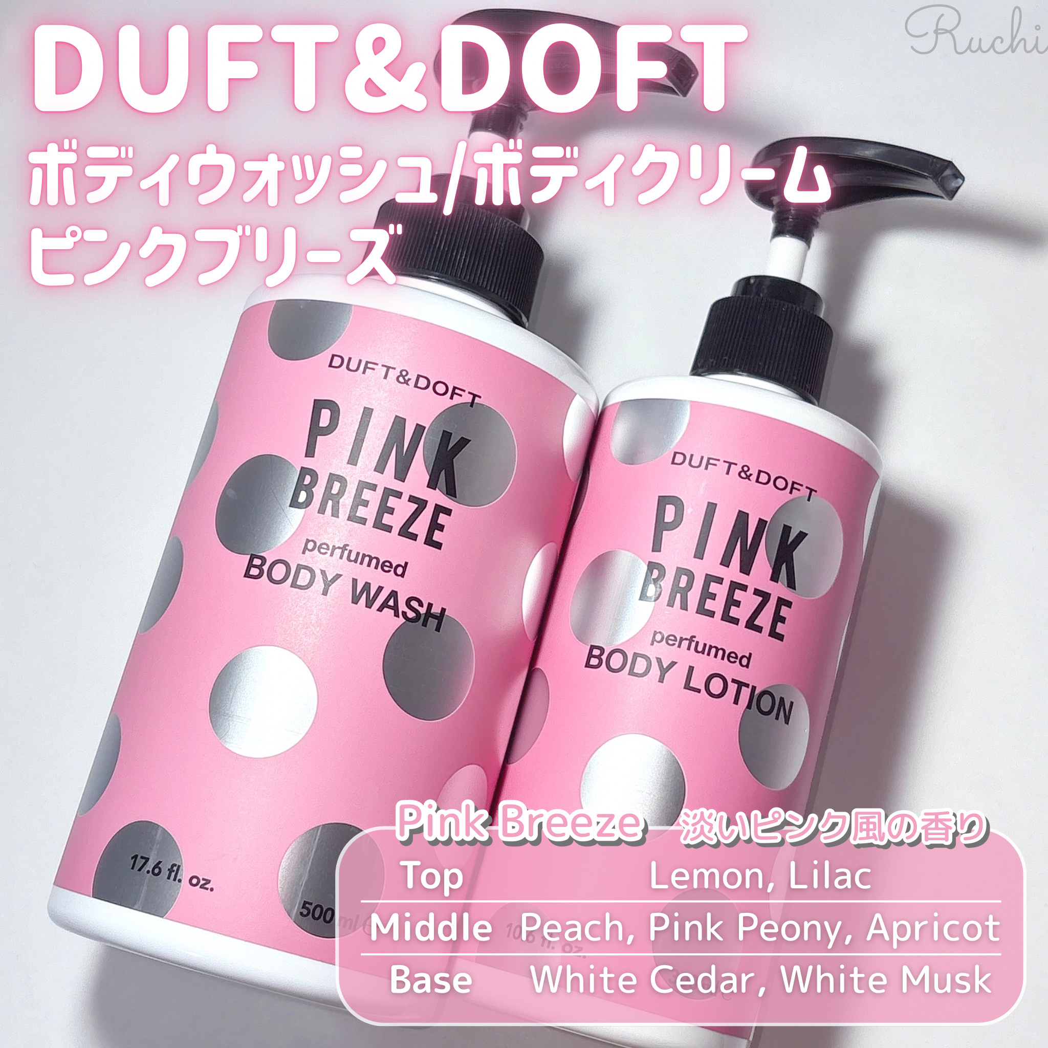 パヒュームボディウォッシュ　ストックホルムローズ/DUFT&DOFT/ボディソープを使ったクチコミ（2枚目）