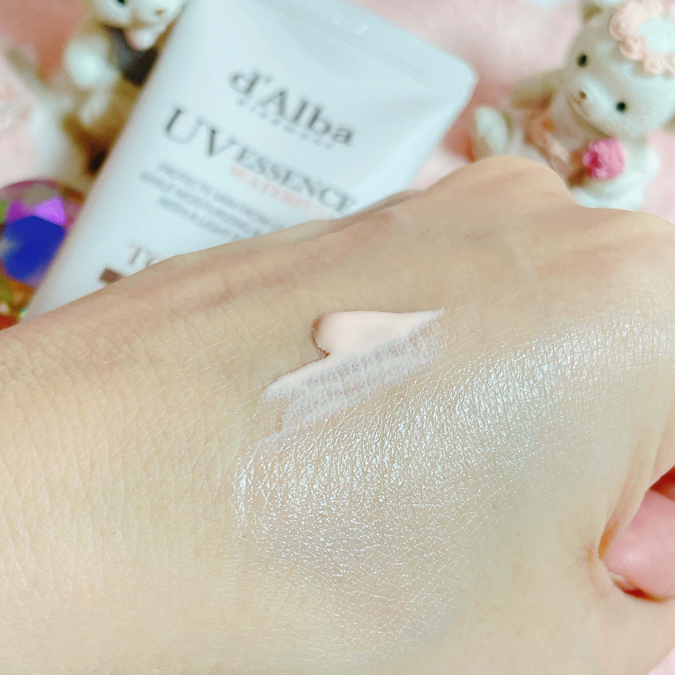 ウォータフルトーンアップサンクリーム/ダルバ/日焼け止めクリームを使ったクチコミ（2枚目）