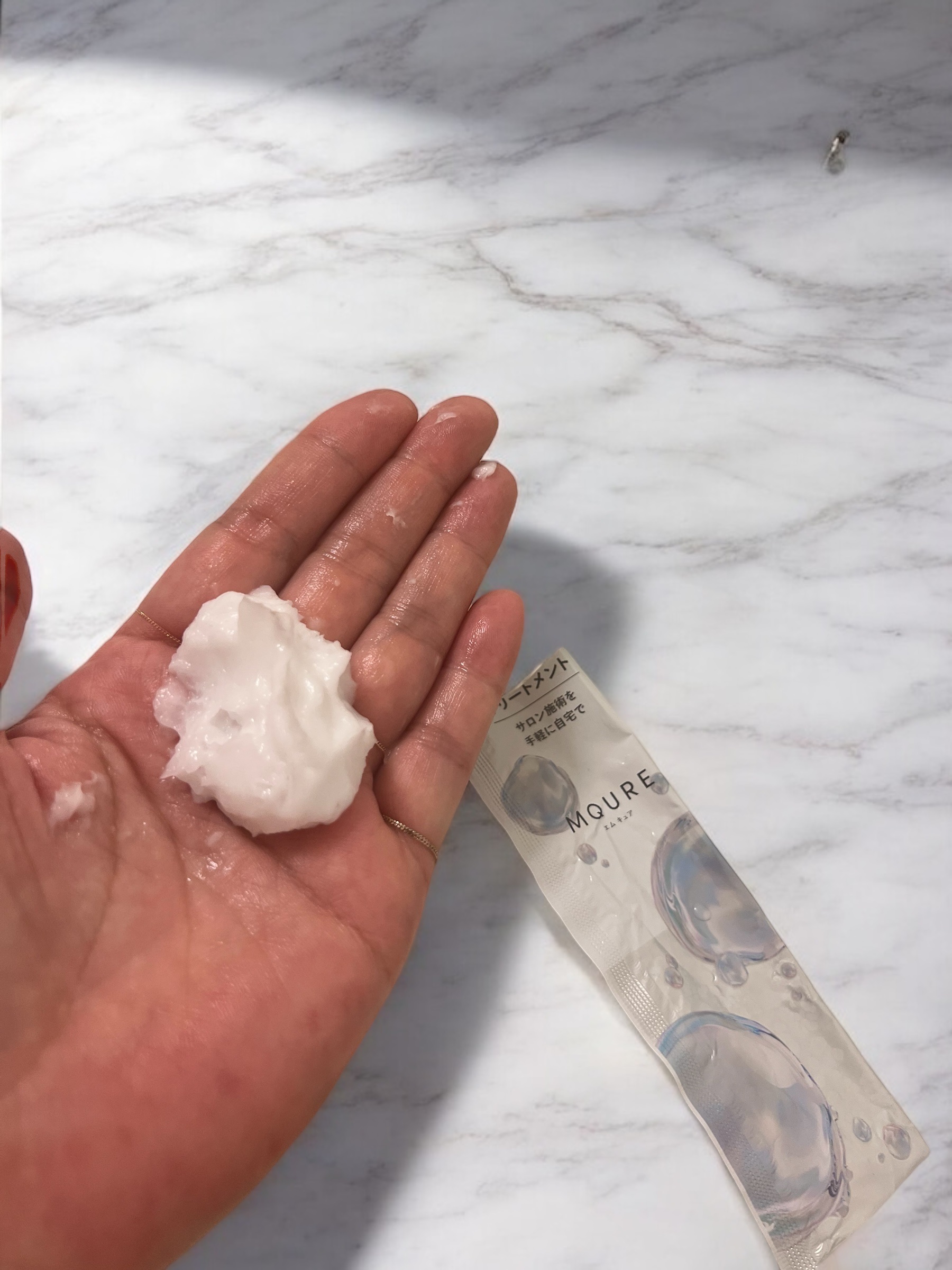 MQURE 水素※1トリートメント/MQURE/洗い流すヘアトリートメントを使ったクチコミ（2枚目）
