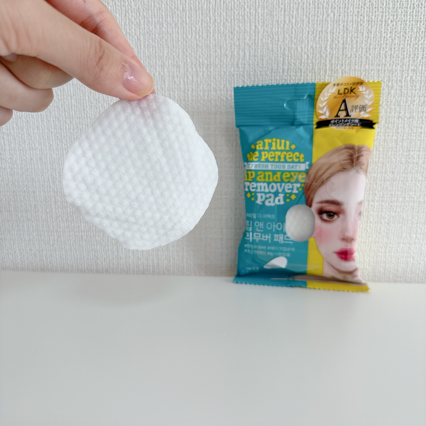 ザ パーフェクト リップ＆アイ リムーバーパッド/Ariul/クレンジングシートを使ったクチコミ（2枚目）