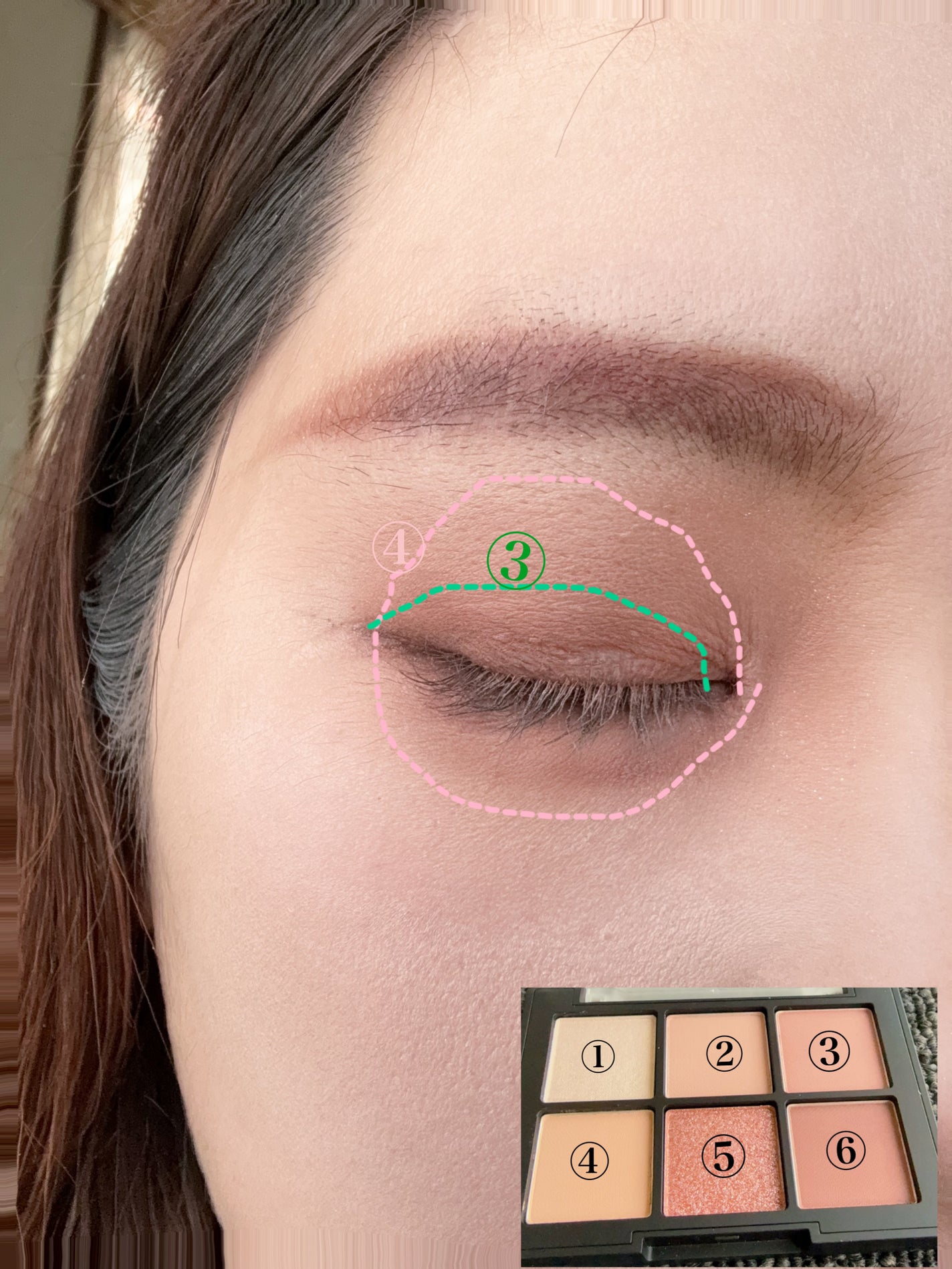 ブラーフィニシュシャドウパレット/Dinto/アイシャドウパレットを使ったクチコミ(2枚目)