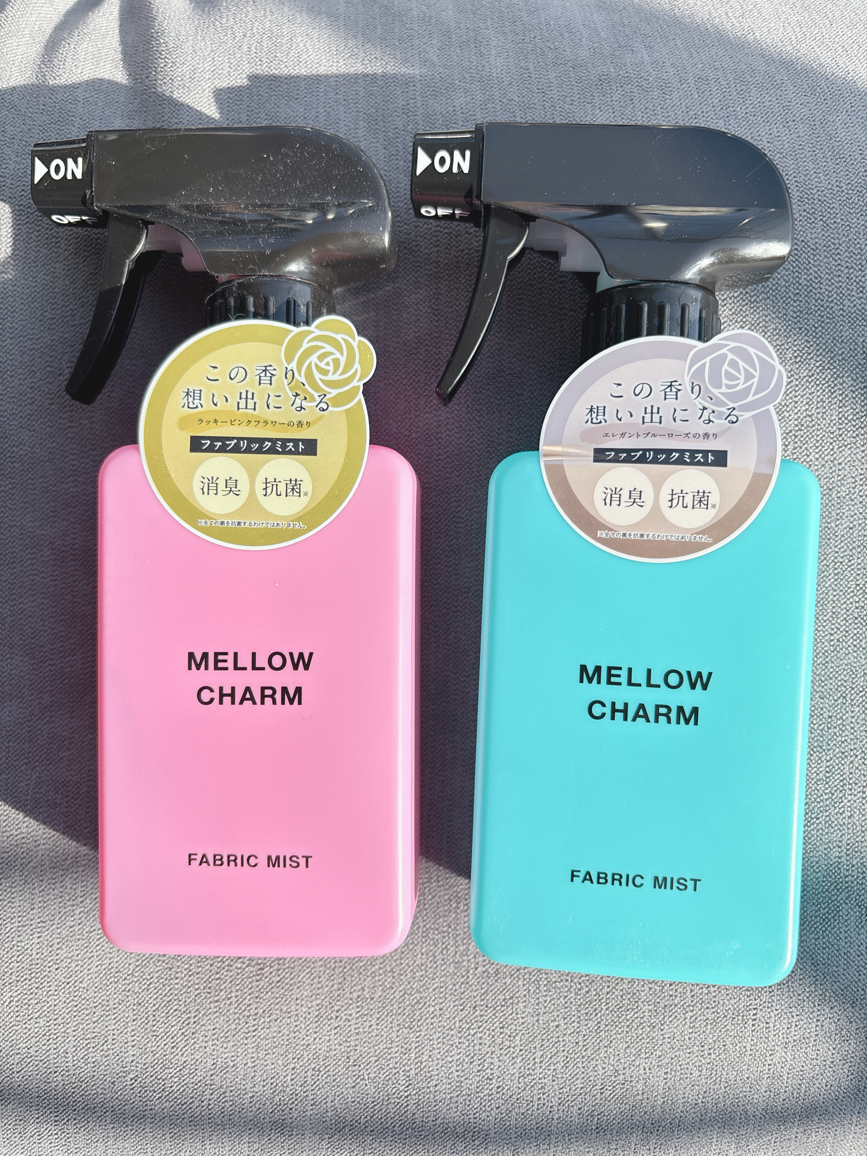 ファブリックミスト ラッキーピンクフラワーの香り/MELLOW CHARM/ファブリックミストを使ったクチコミ（2枚目）