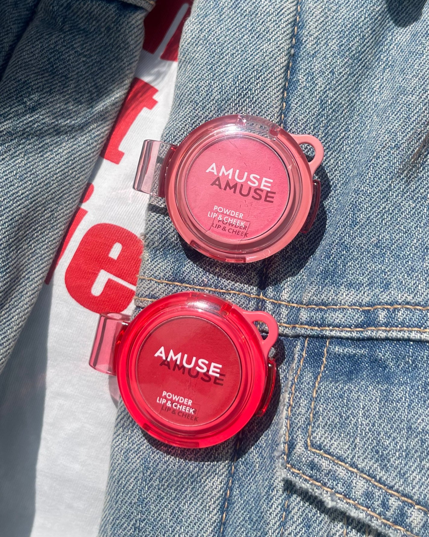 パウダーリップ&チーク/AMUSE/パウダーチークを使ったクチコミ(9枚目)