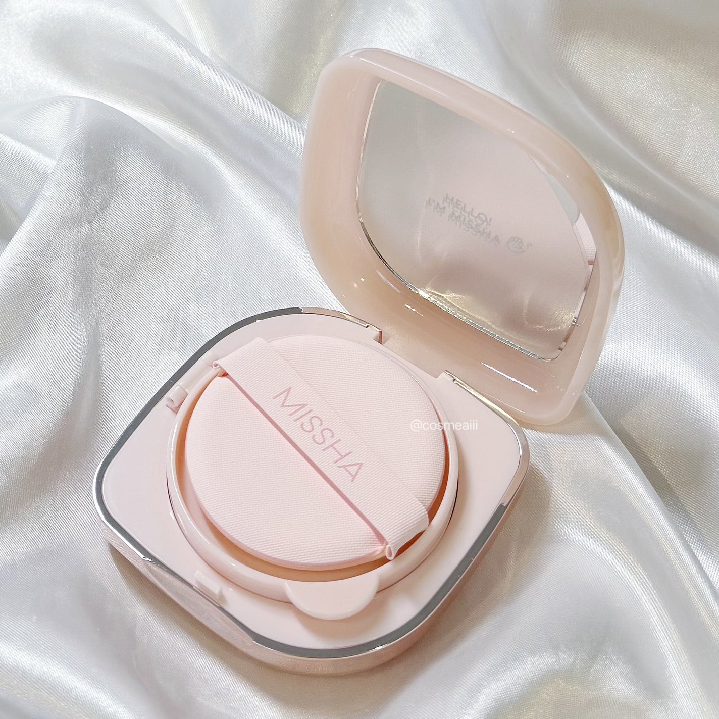 ミシャ グロウ クッション ファンデーション(ルミナスカバー)/MISSHA/クッションファンデーションを使ったクチコミ(4枚目)