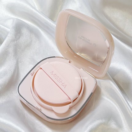ミシャ グロウ クッション ファンデーション(ルミナスカバー)/MISSHA/クッションファンデーションを使ったクチコミ(4枚目)