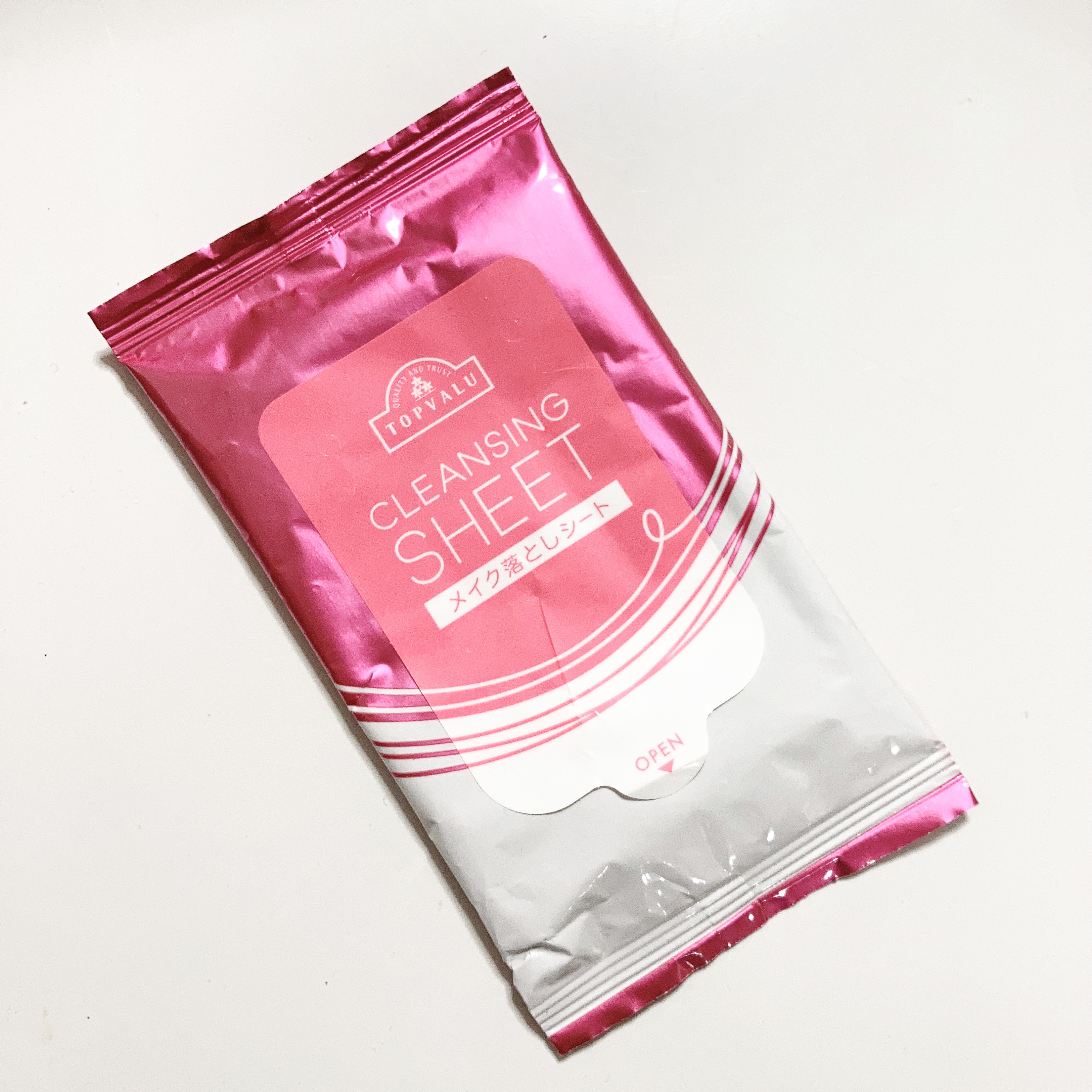 メイク落としシート/トップバリュ/クレンジングシートを使ったクチコミ（1枚目）