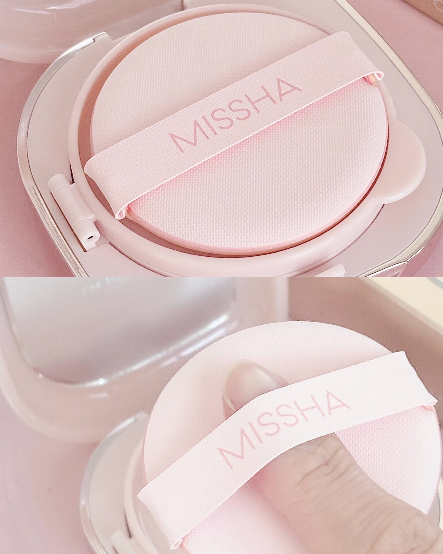 ミシャ グロウ クッション ファンデーション(ルミナスカバー)/MISSHA/クッションファンデーションを使ったクチコミ（3枚目）