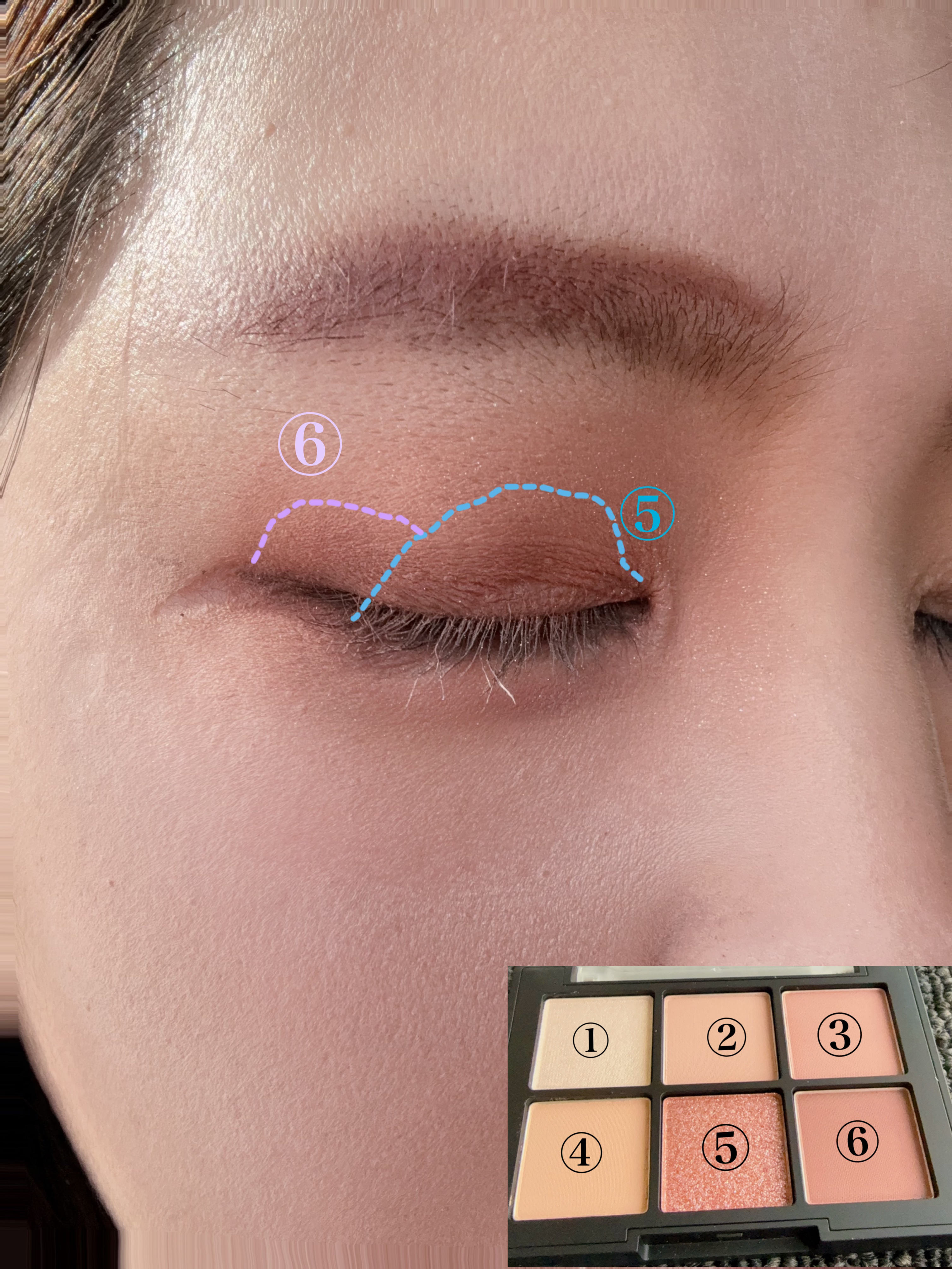 ブラーフィニシュシャドウパレット/Dinto/アイシャドウパレットを使ったクチコミ（3枚目）