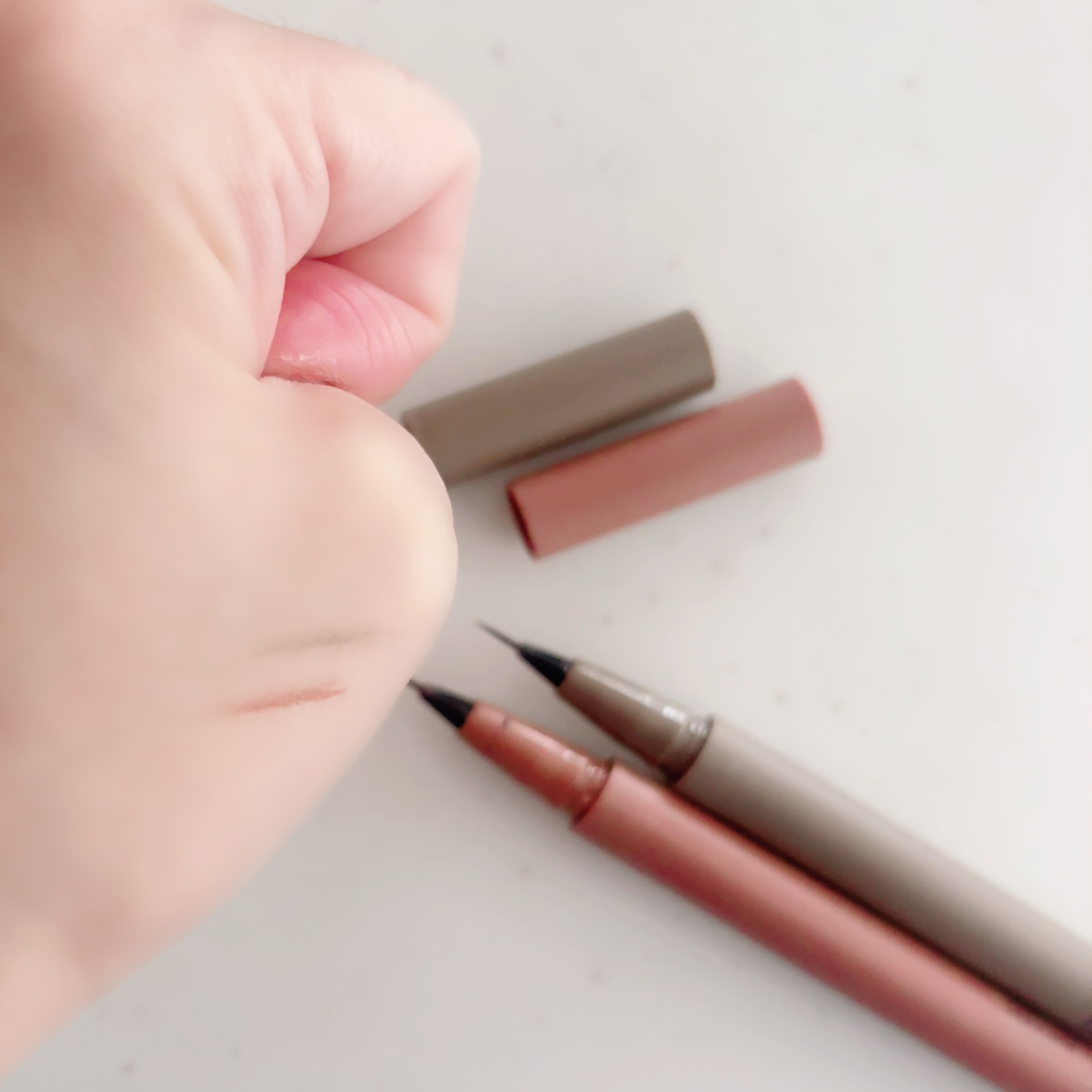 エテュセ アイエディション(スキニーブロウライナー) 01 ナチュラルブラウン/ettusais/リキッドアイブロウを使ったクチコミ（3枚目）