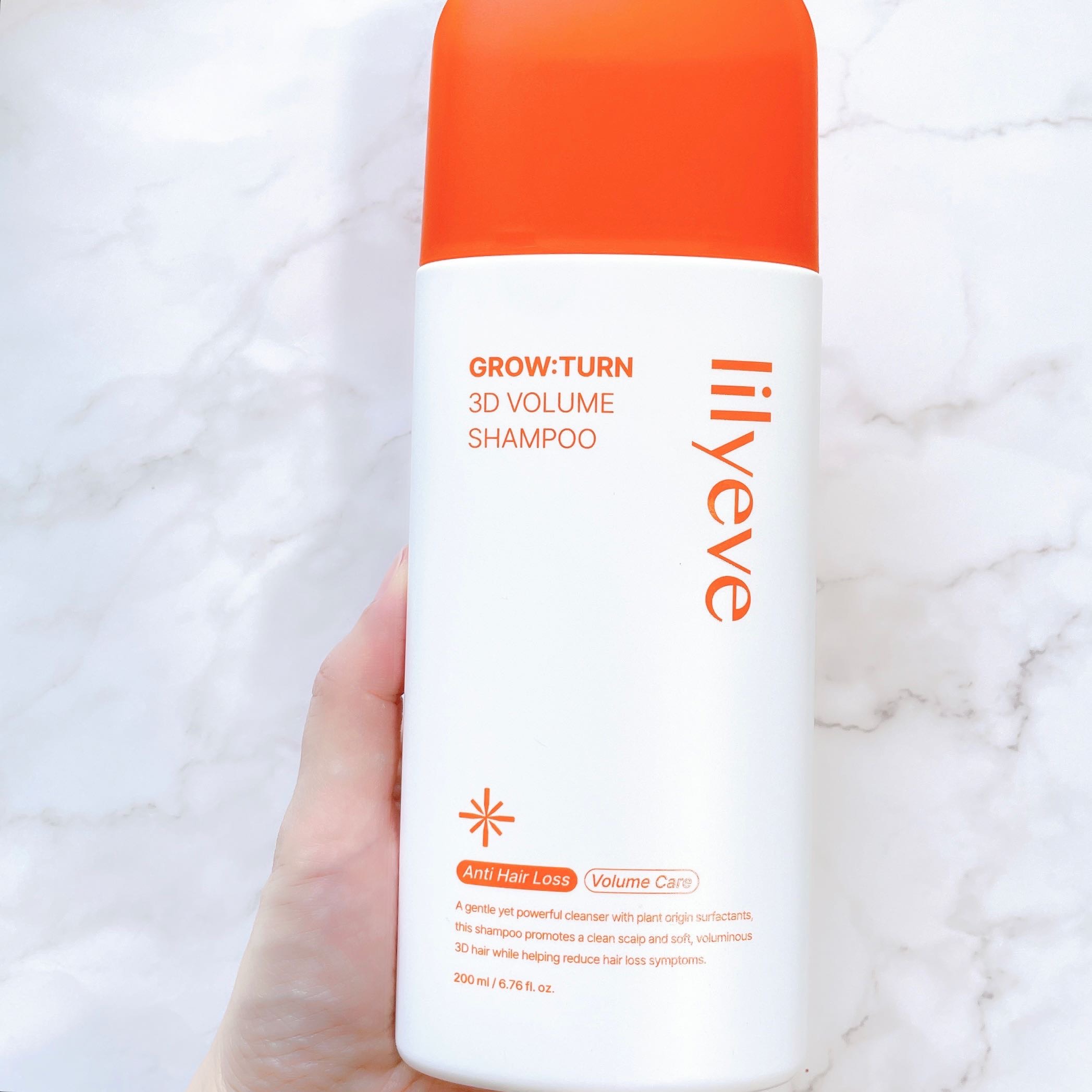 グローターン 3Dボリュームシャンプー/リリーイブ/市販シャンプーを使ったクチコミ（3枚目）