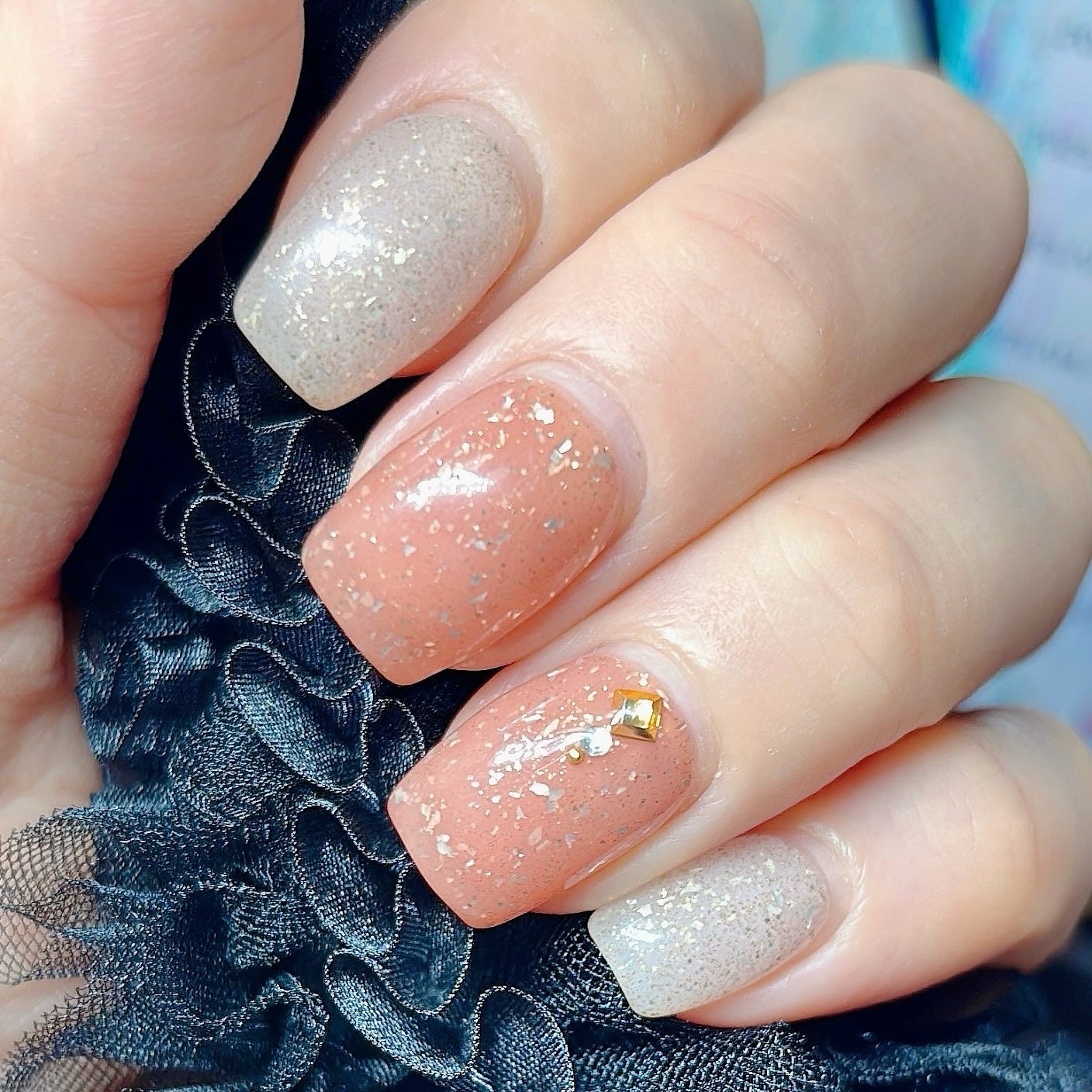♡𝙗𝙚𝙠𝙞♡フォロバ100%♡ on LIPS 「🧡🤍この春の手元は淡めのビタミンカラー🤍🧡#nails#nai..」(2枚目)