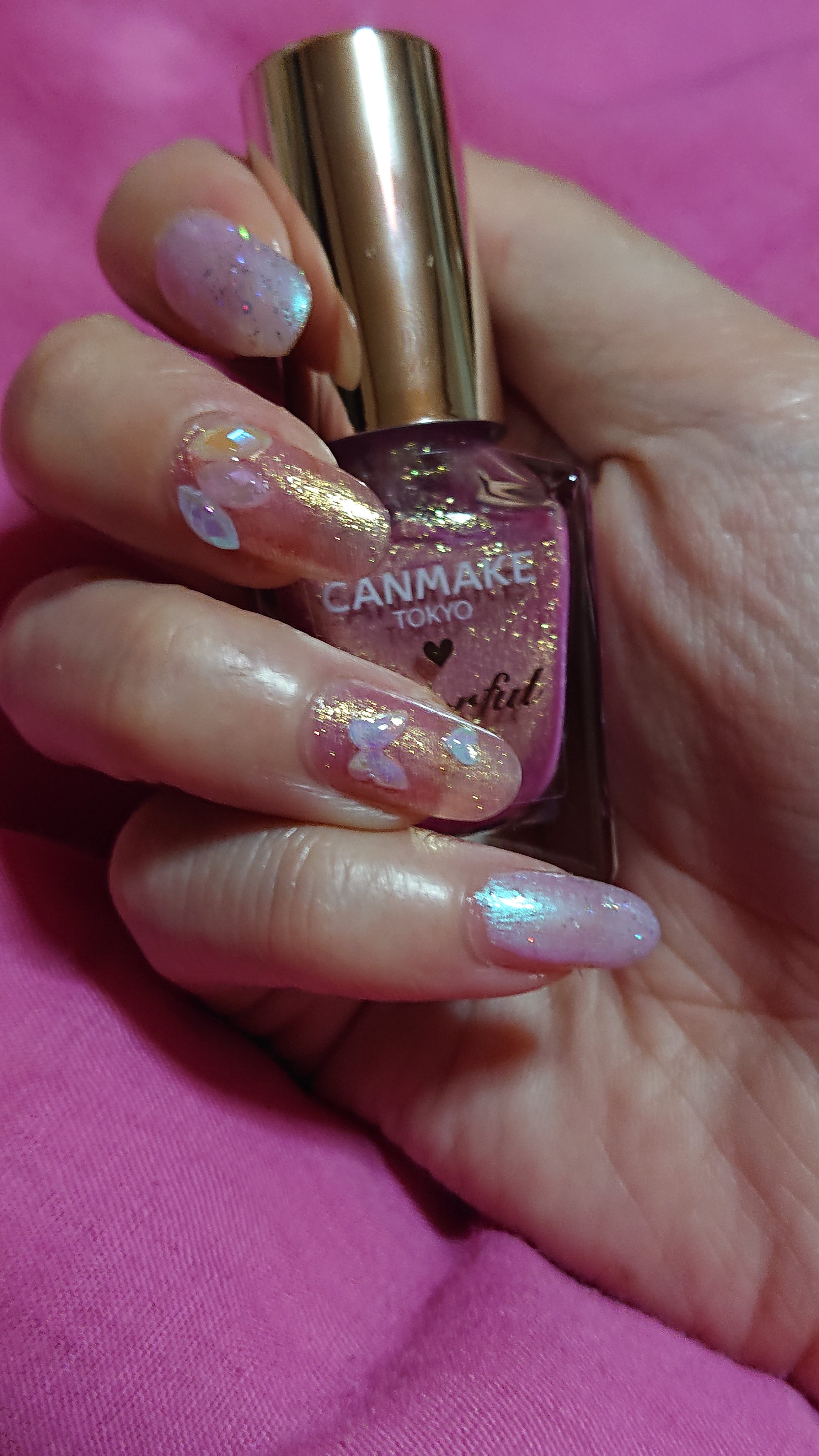 カラフルネイルズ/キャンメイク/マニキュアを使ったクチコミ（3枚目）