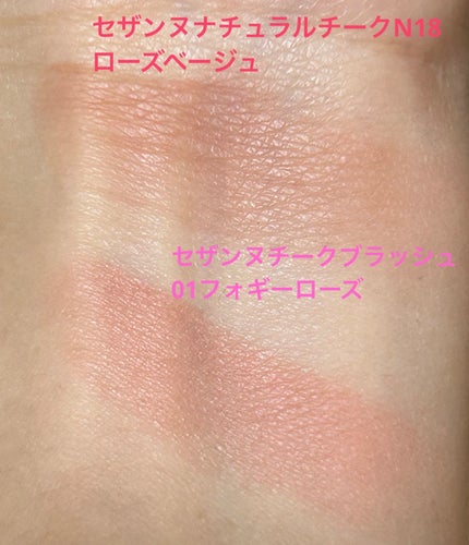 ナチュラル チークN/CEZANNE/パウダーチークを使ったクチコミ(1枚目)