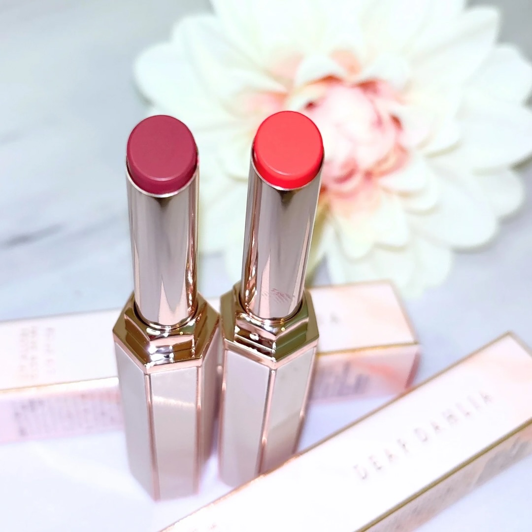 リップアルアグロウシャイン/DEAR DAHLIA/口紅を使ったクチコミ（3枚目）