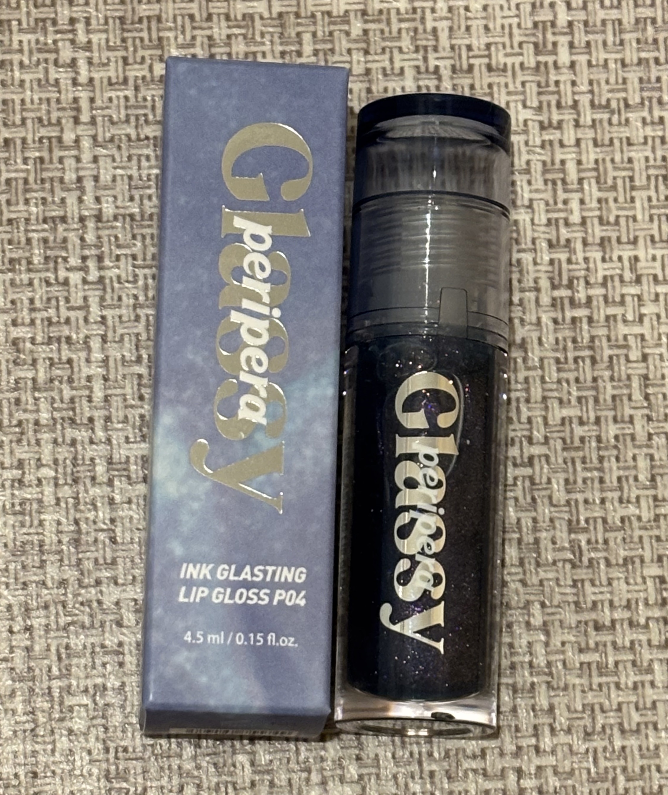 インク グラスティング リップ グロス P04 インディゴナイト(INDIGO NIGHT)/PERIPERA/リップグロスを使ったクチコミ（1枚目）