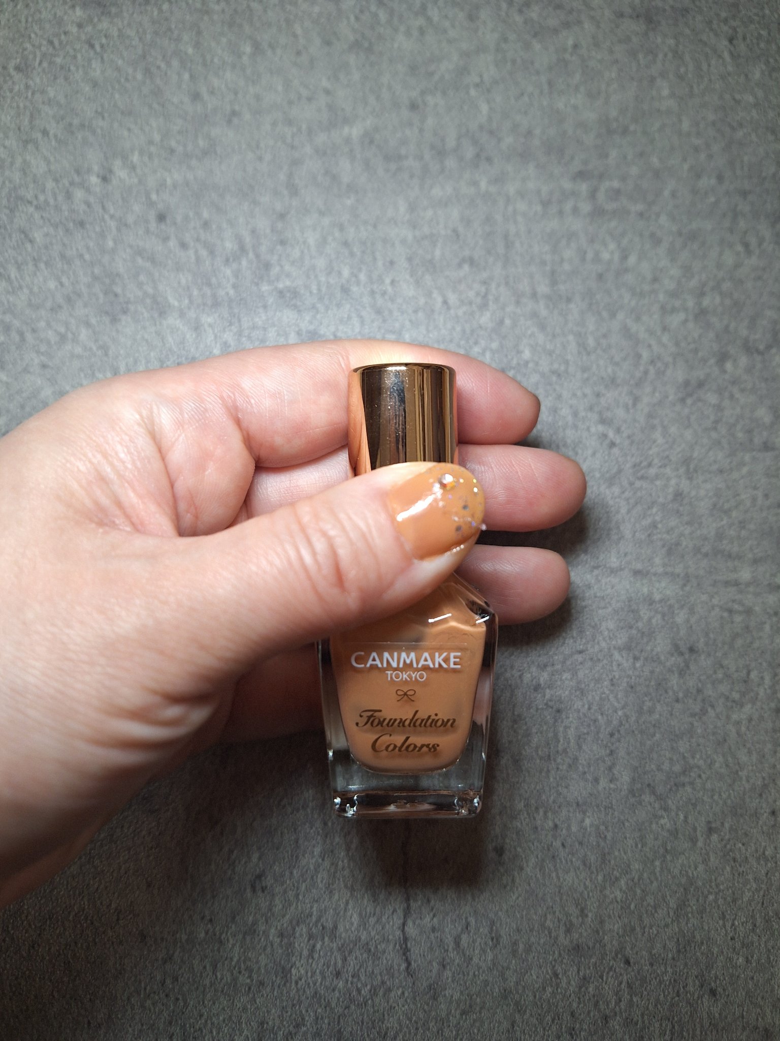 ファンデーションカラーズ/キャンメイク/マニキュアを使ったクチコミ（1枚目）