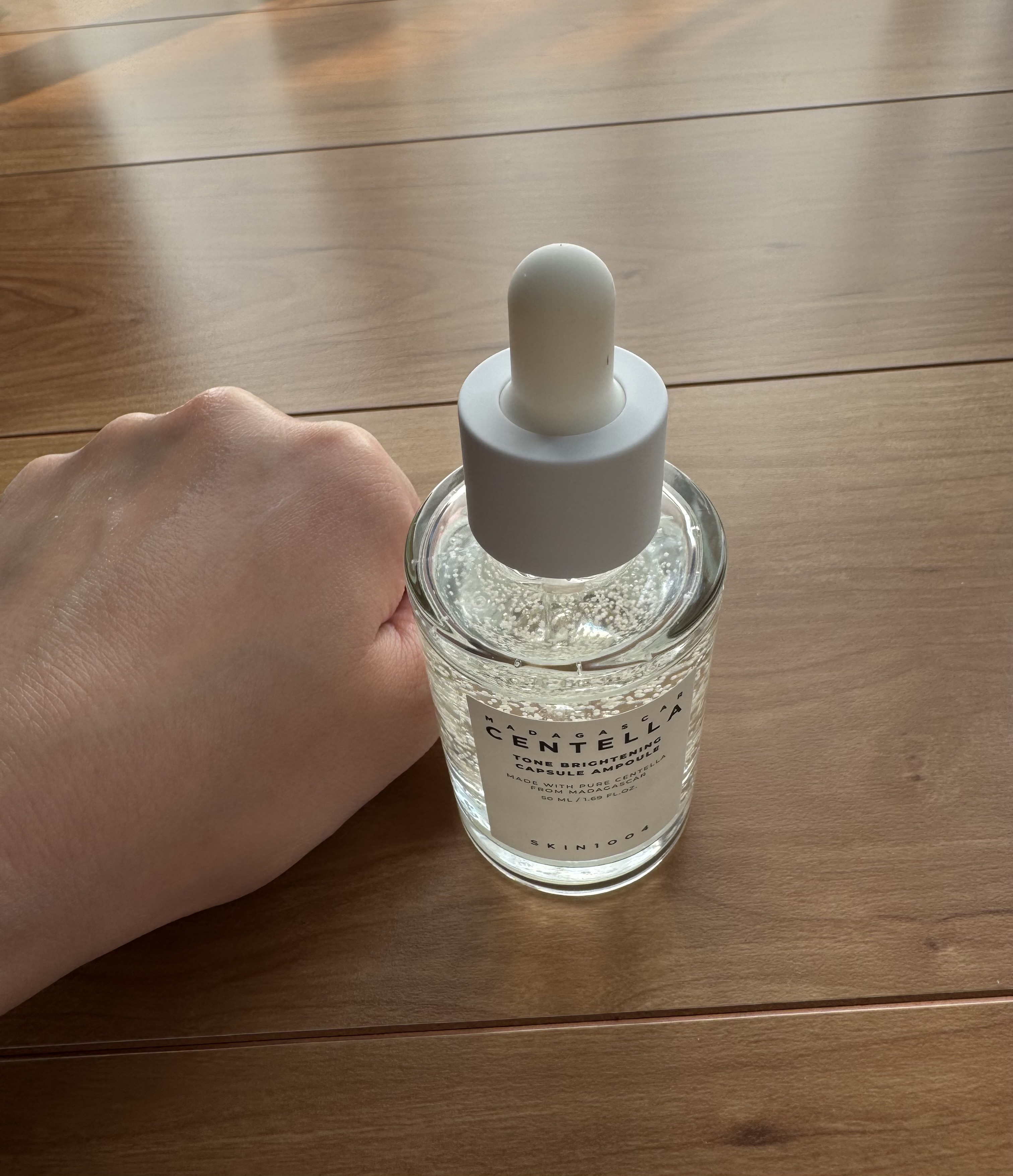 トーンブライトニング カプセルアンプル/SKIN1004/美容液を使ったクチコミ（1枚目）