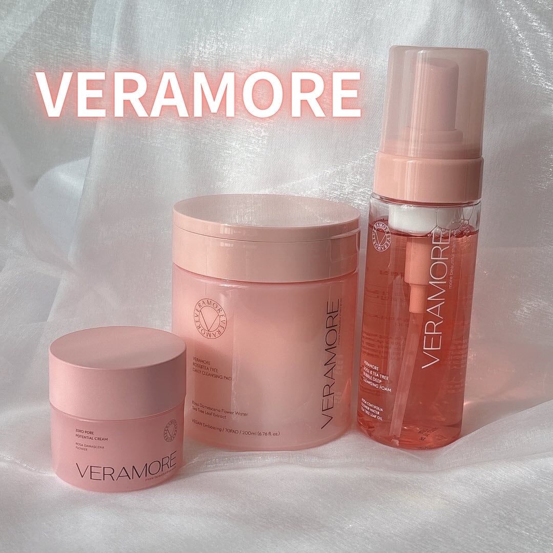 みづき☽コスメ*スキンケア on LIPS 「ベラモア(VERAMORE)どれもパケが可愛くてスキンケアする..」(1枚目)