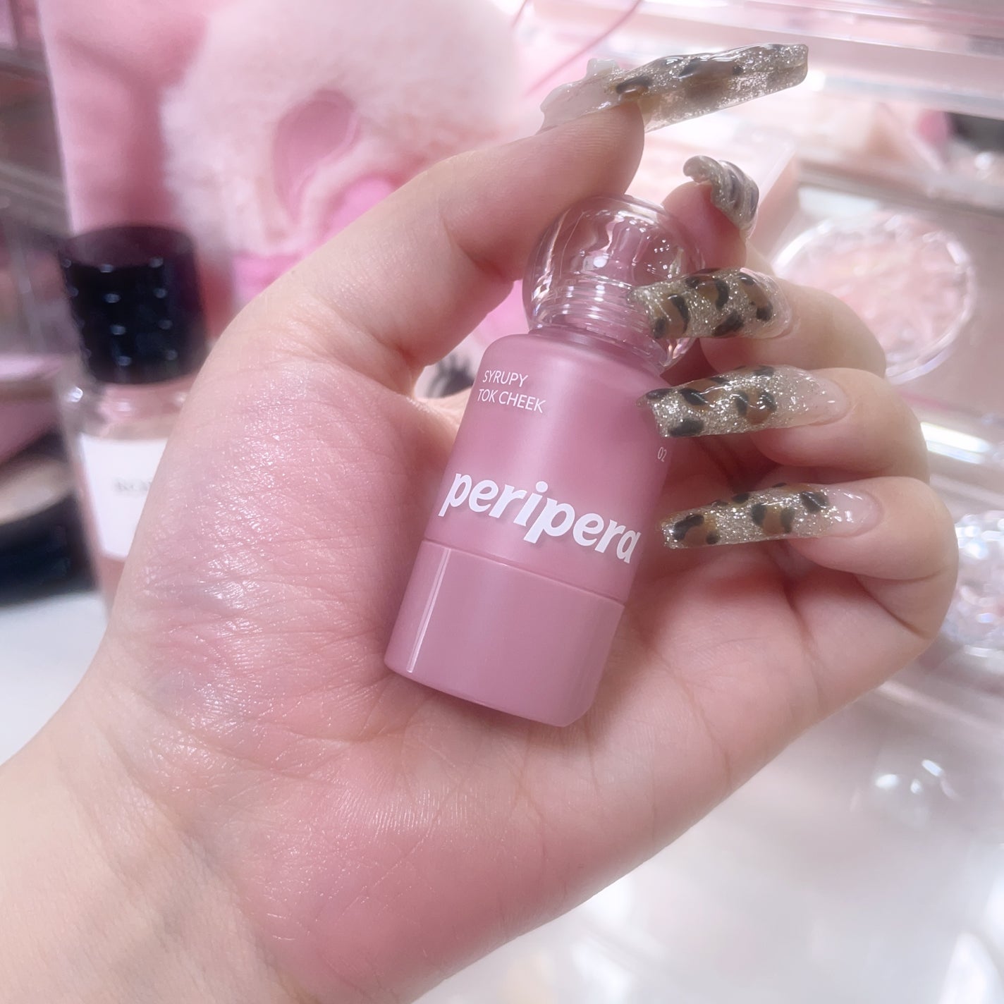 シロッピー トック チーク/PERIPERA/リキッドチークを使ったクチコミ(1枚目)