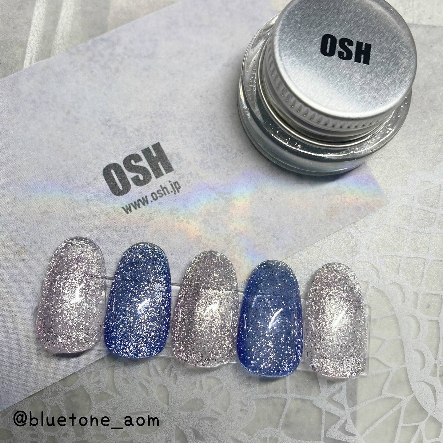 Magnet Flake Powder/OSH/ネイル用品を使ったクチコミ（1枚目）