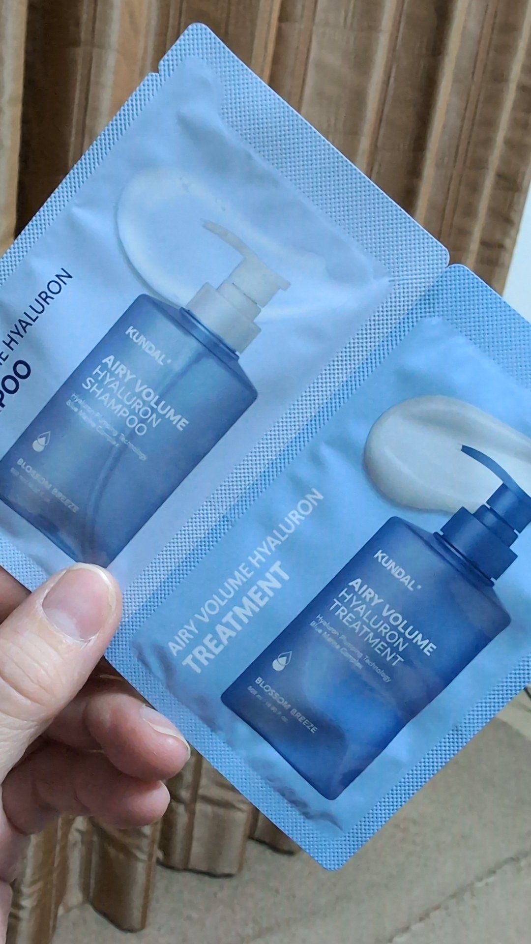 クンダル  エアリーボリュームヒアルロンシャンプー/トリートメント/KUNDAL/市販シャンプーを使ったクチコミ（1枚目）