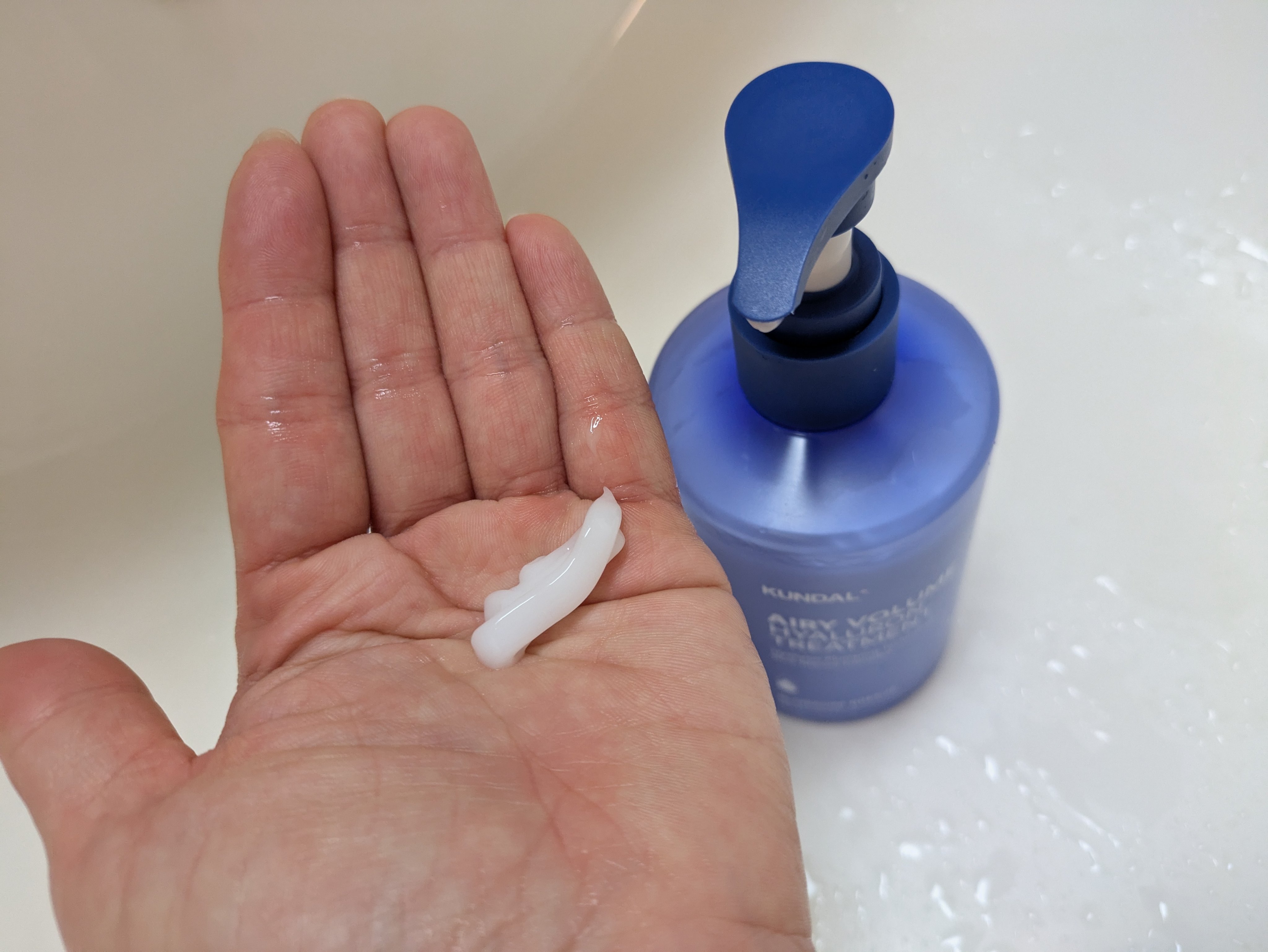 クンダル  エアリーボリュームヒアルロンシャンプー/トリートメント/KUNDAL/市販シャンプーを使ったクチコミ（3枚目）