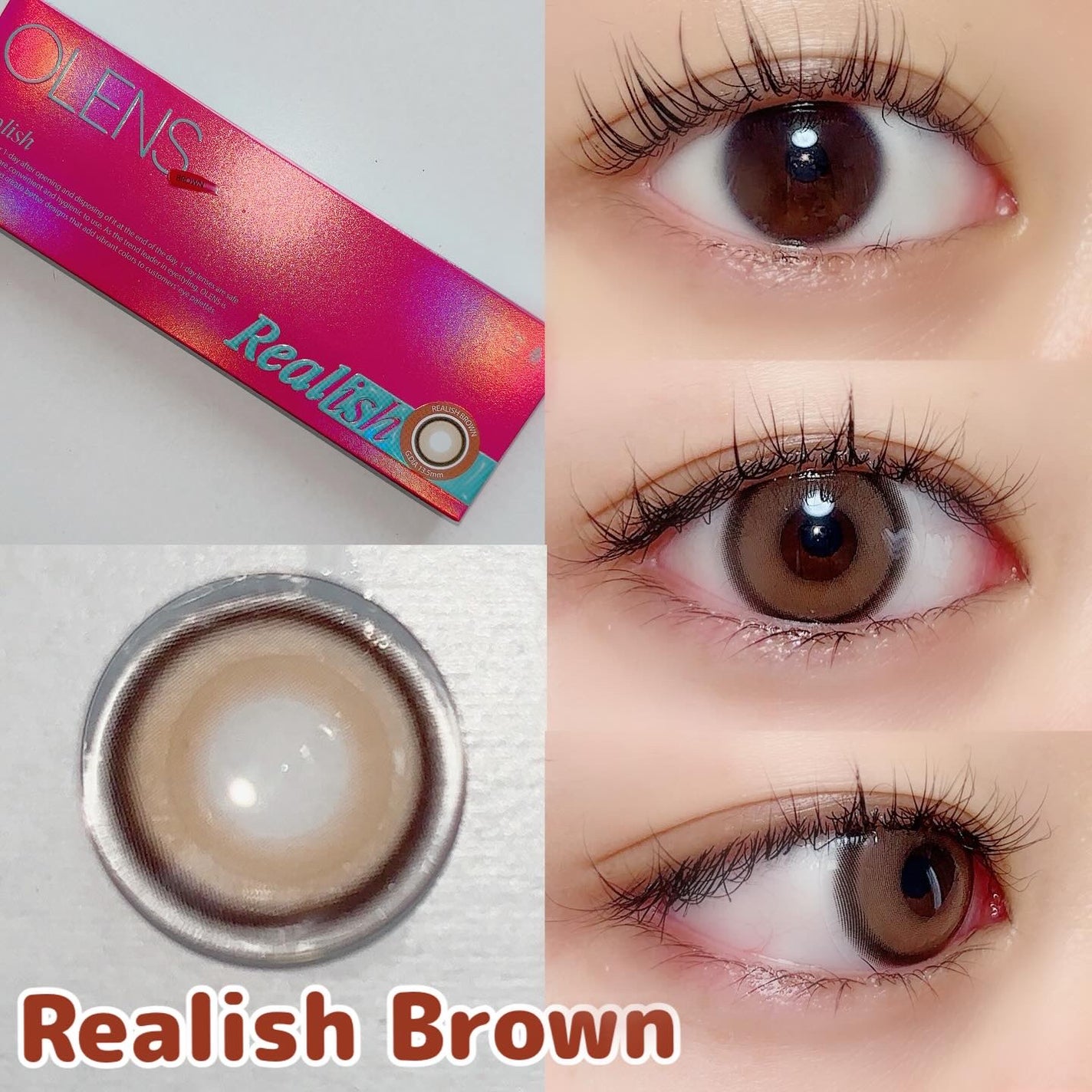 Real Ring 1day/OLENS/ワンデー(1DAY)カラコンを使ったクチコミ(3枚目)