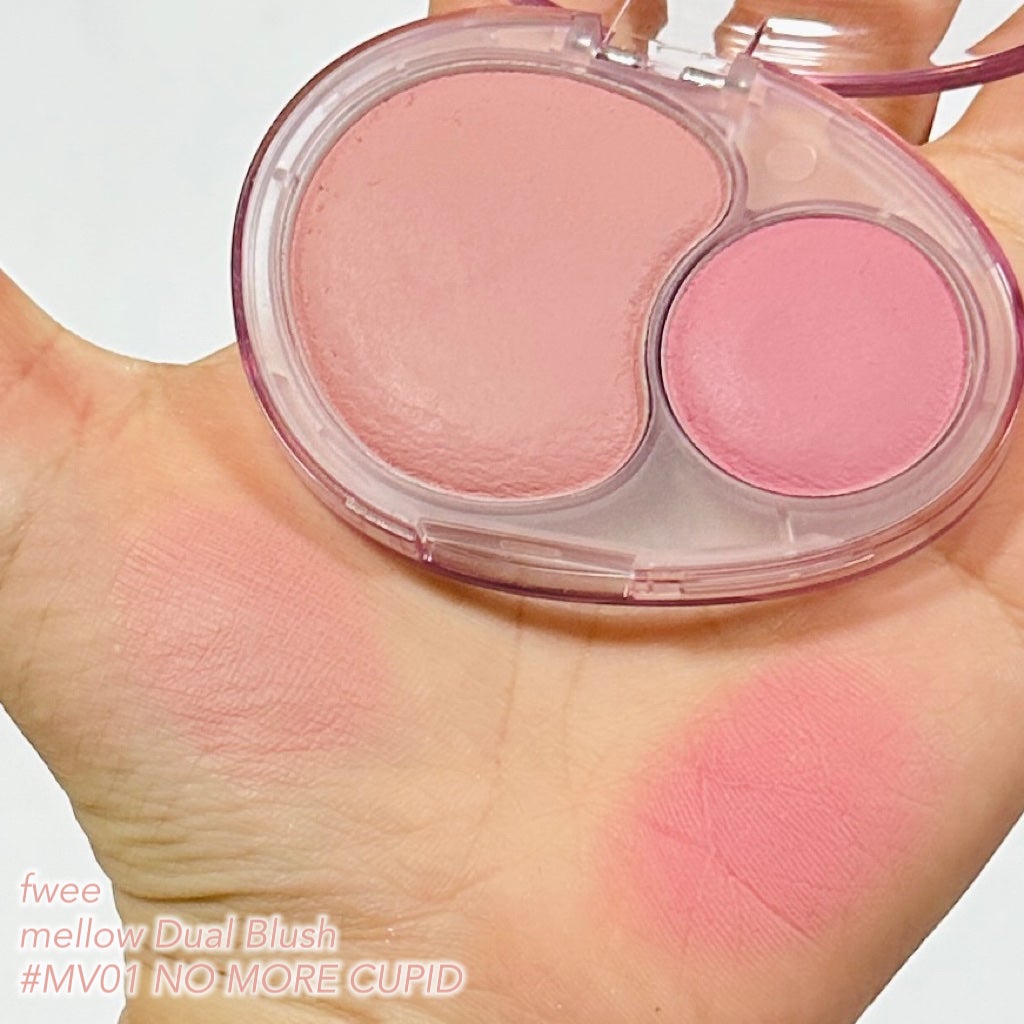 デュアルチークメロウ/fwee/ジェル・クリームチークを使ったクチコミ(2枚目)