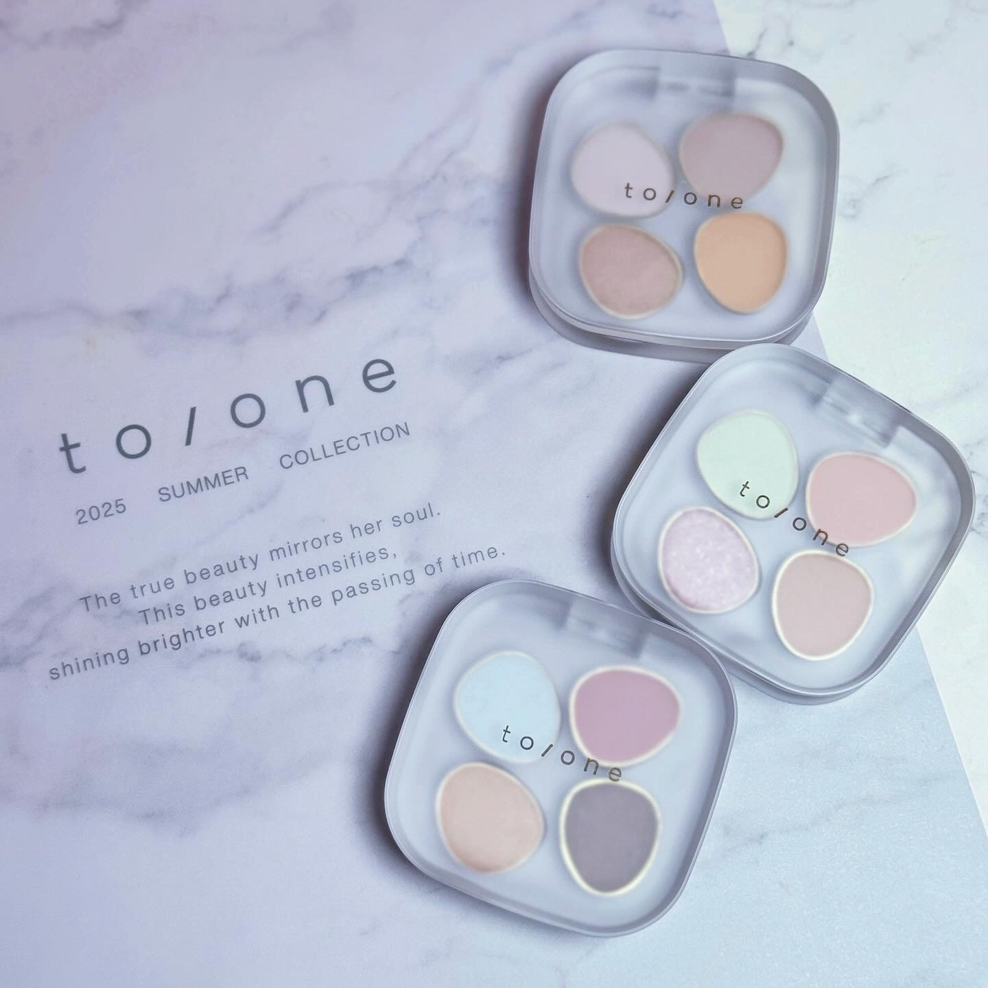 トーン ペタル フロート アイパレット 04 Sweet Sorbet/to/one/アイシャドウパレットを使ったクチコミ（2枚目）