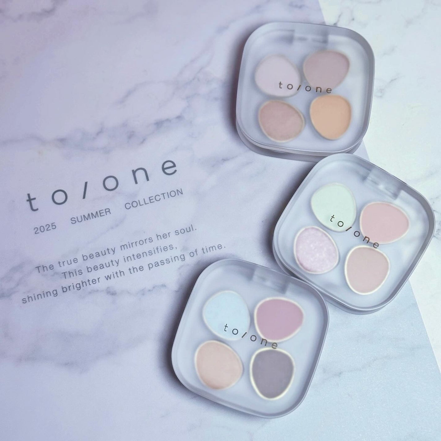 トーン ペタル フロート アイパレット/to/one/アイシャドウパレットを使ったクチコミ(2枚目)