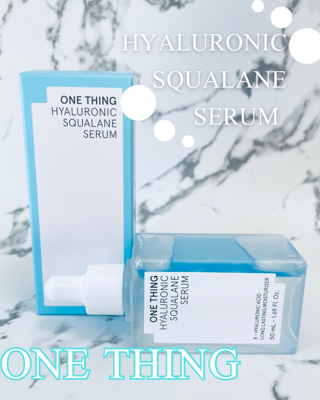ヒアルロニックスクワランセラム/ONE THING/美容液を使ったクチコミ(1枚目)