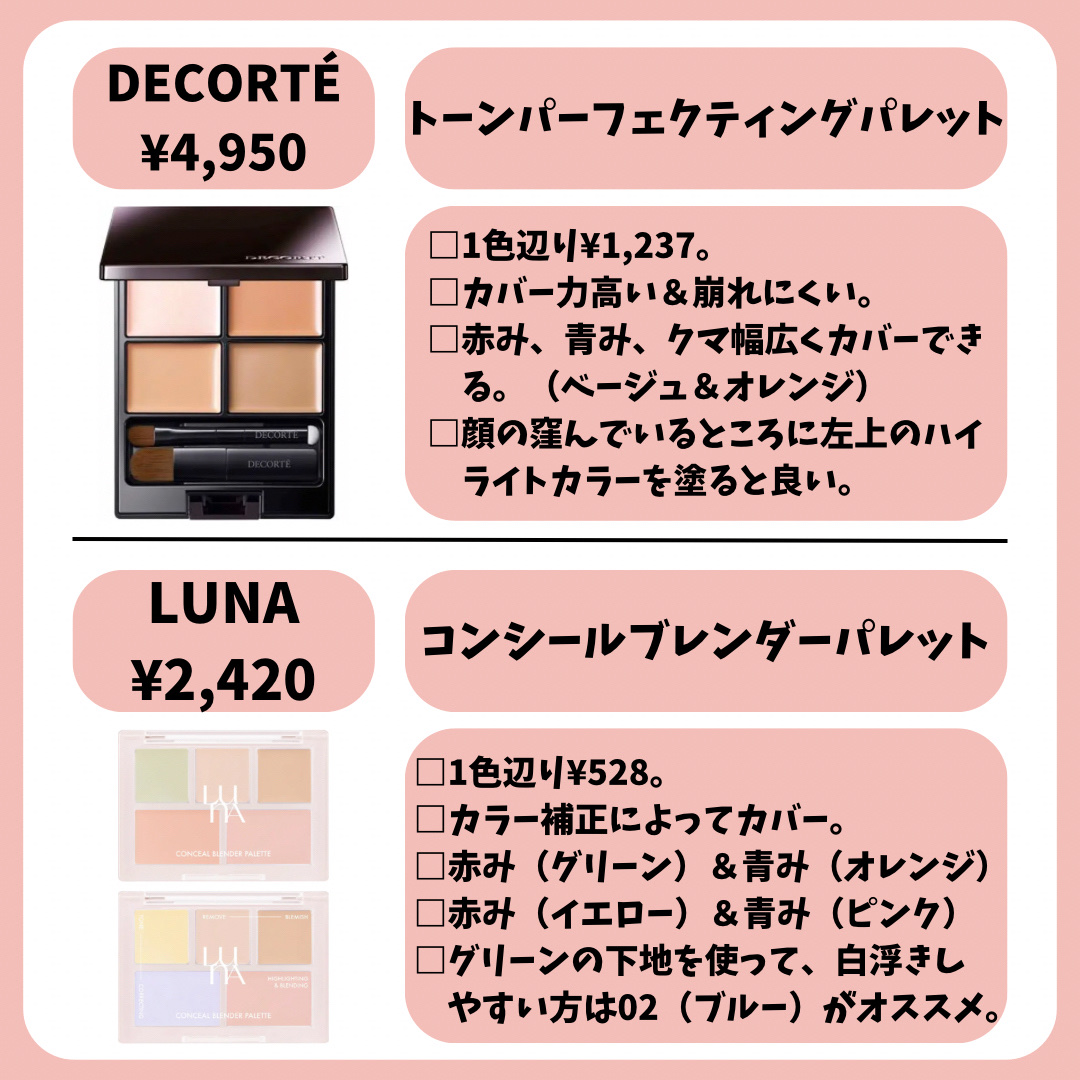 クリエイティブコンシーラーe/IPSA/パレットコンシーラーを使ったクチコミ（3枚目）