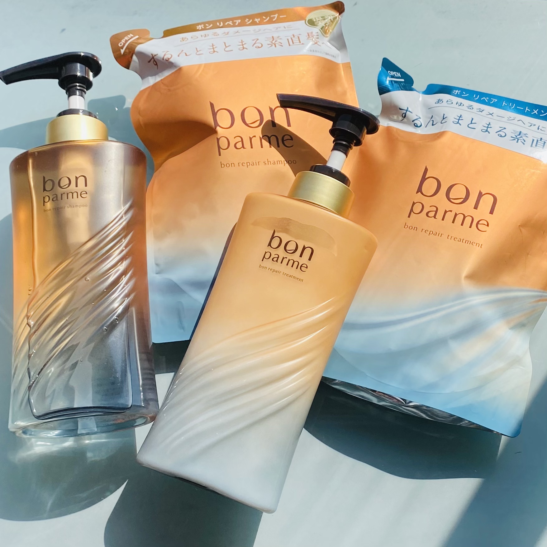 ボンリペア シャンプー/トリートメント/bonparme/シャンプー・コンディショナーを使ったクチコミ（1枚目）