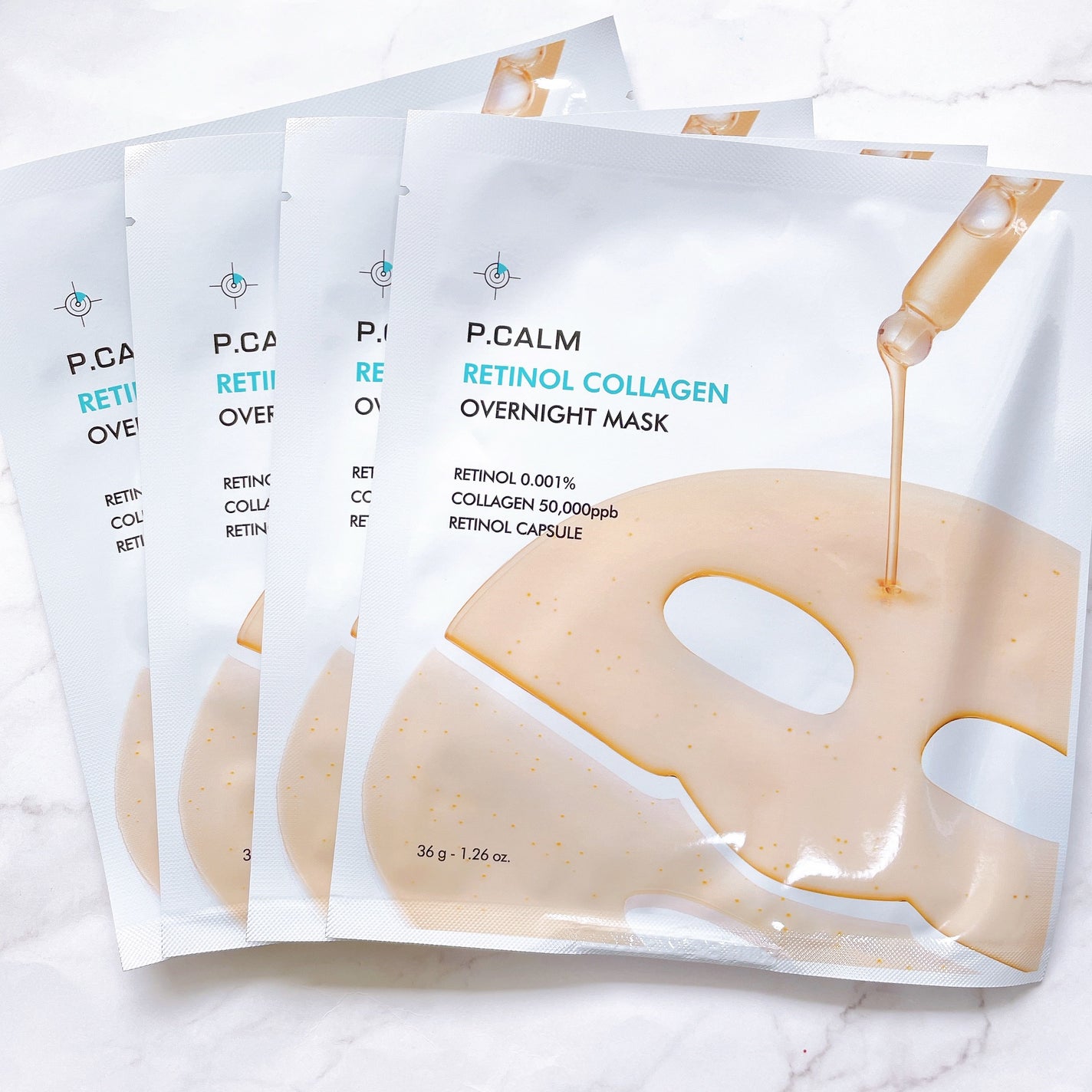 レチノール コラーゲン オーバーナイト マスク/P.CALM/シートマスク・パックを使ったクチコミ(3枚目)
