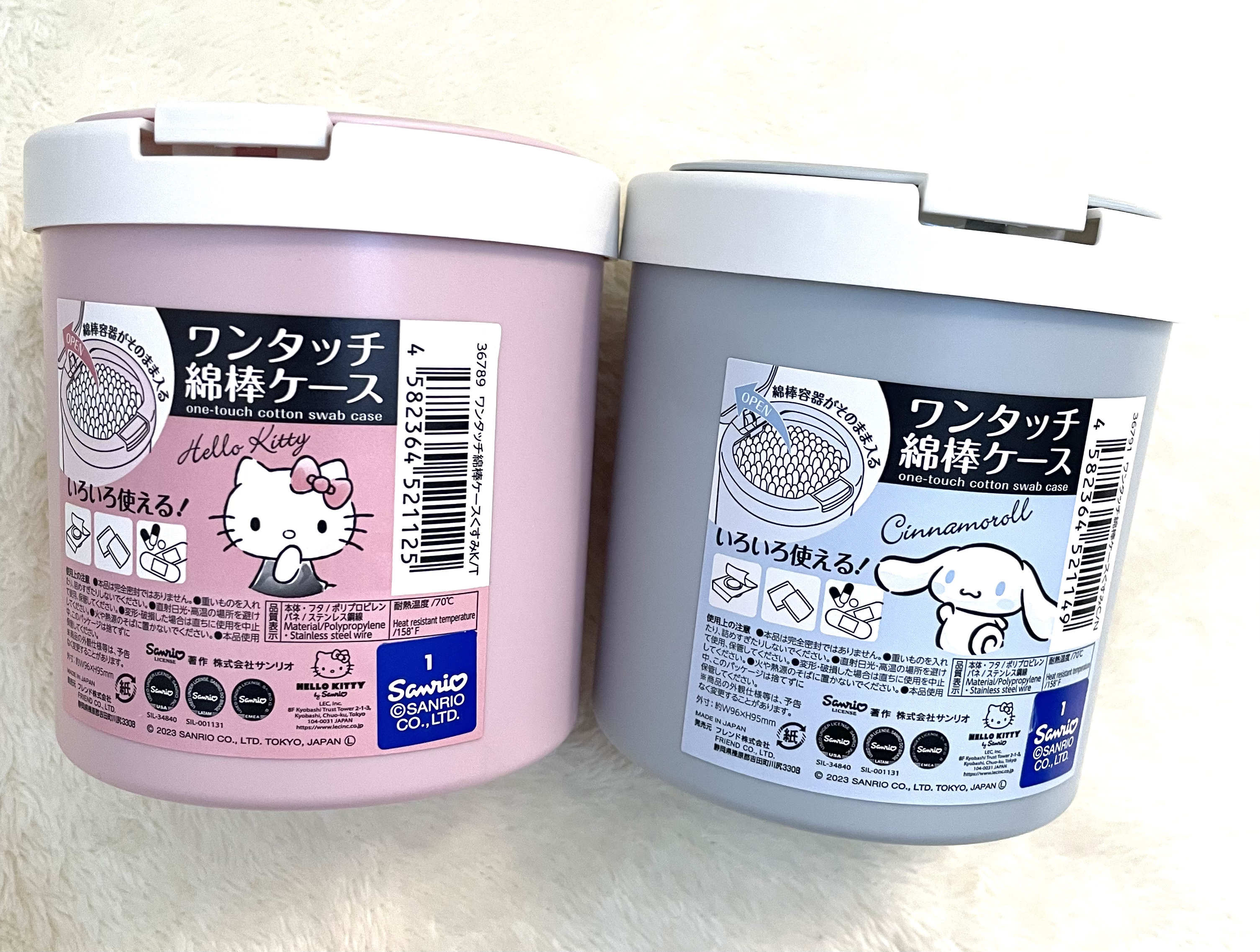 ワンタッチ綿棒ケース/DAISO/その他化粧小物を使ったクチコミ（2枚目）