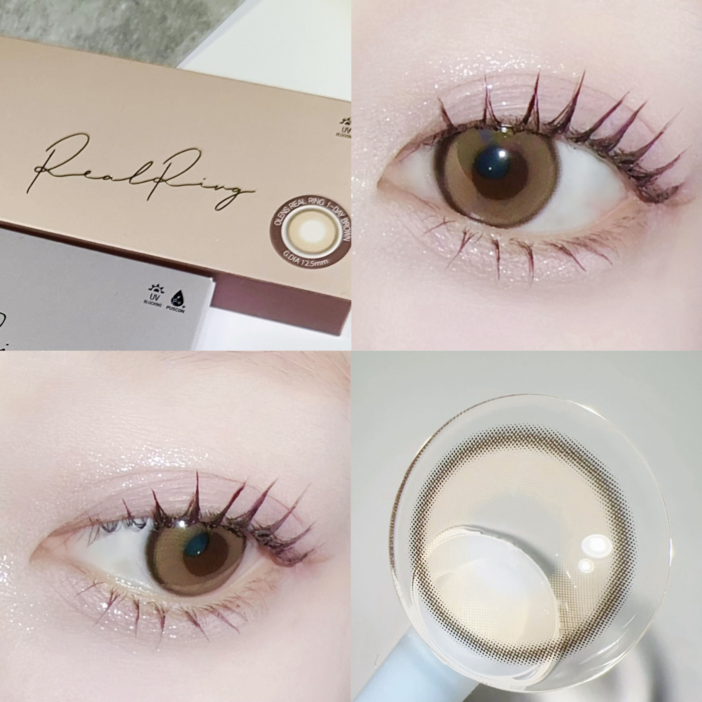 Real Ring 1day/OLENS/ワンデー（１DAY）カラコンを使ったクチコミ（3枚目）