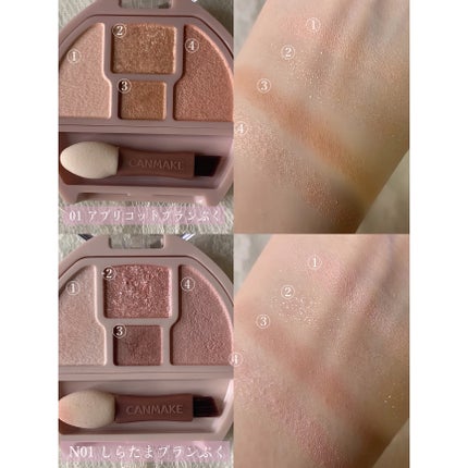 プランぷくコーデアイズ/キャンメイク/パウダーアイシャドウを使ったクチコミ(2枚目)