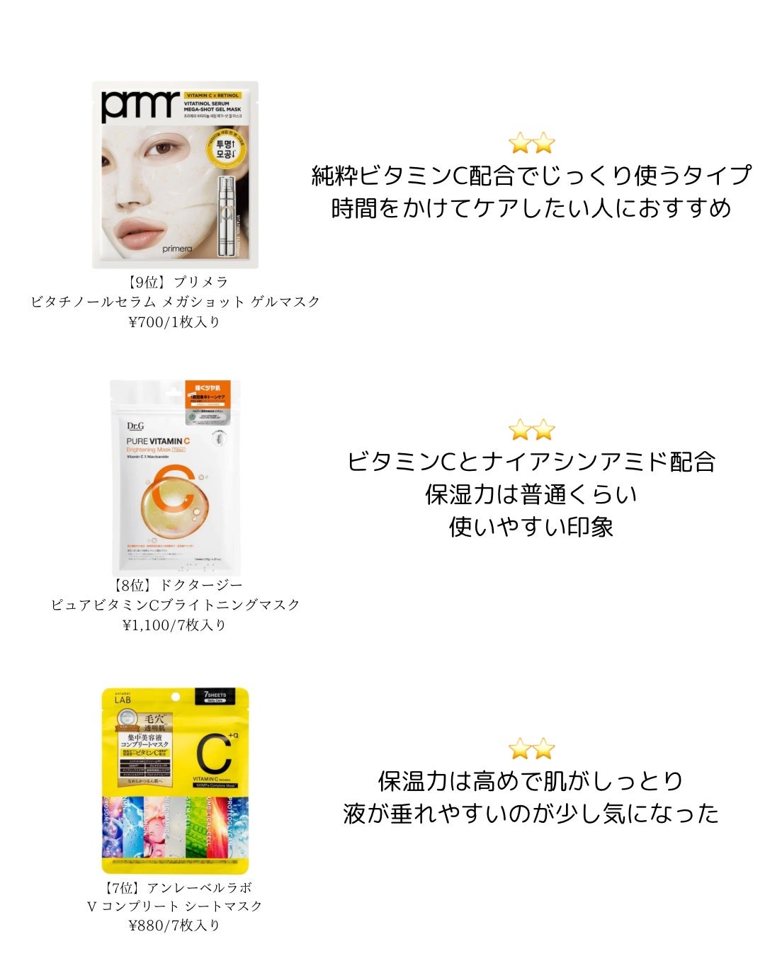 ドクタージー ピュア ビタミンC ブライトニングマスク/Dr.G/シートマスク・パックを使ったクチコミ(3枚目)