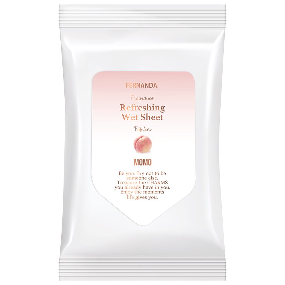 フレグランスリフレッシングウェットシート（モモ） / フェルナンダ