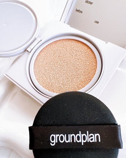 groundplan クッションファンデーション/groundplan/クッションファンデーションを使ったクチコミ(3枚目)