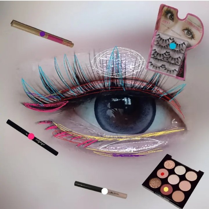 Dolly Angel リキッドアイライナーのクチコミ「＼プリ級アイメイクをコスパ良く！！／

少し前にこのメイクの投稿したんですけど、最大まで安く出.....」（1枚目）