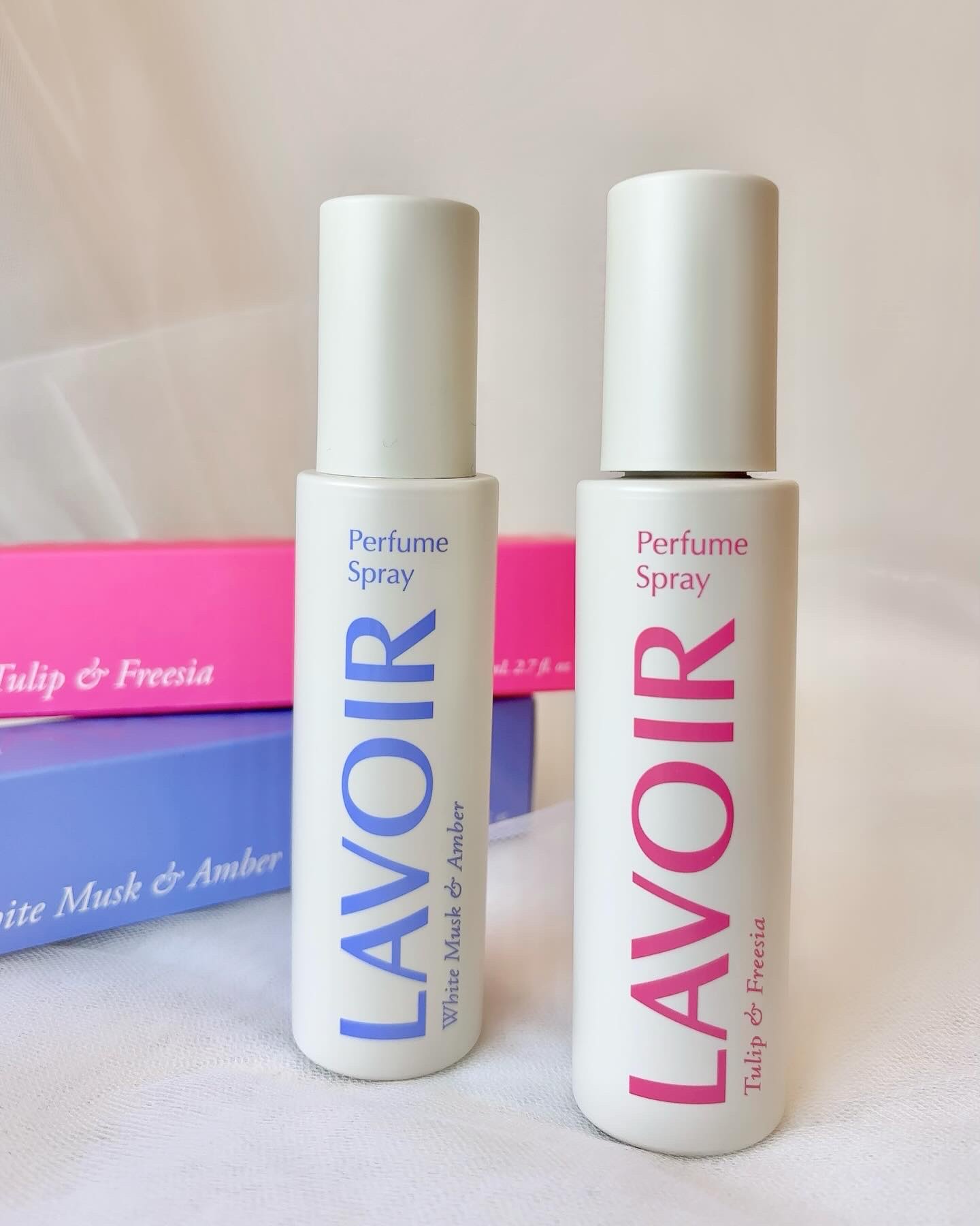 パフュームスプレー ホワイトムスク＆アンバー/LAVOIR/香水(その他)を使ったクチコミ（1枚目）