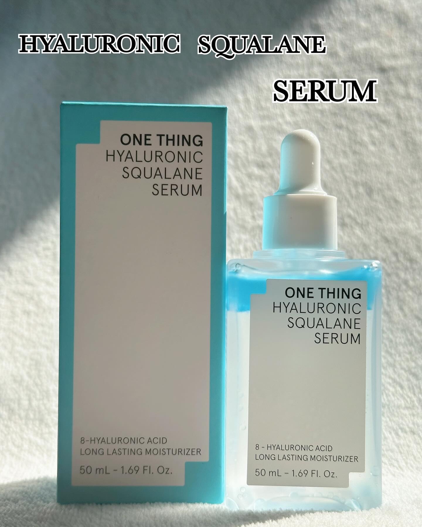 ヒアルロニックスクワランセラム/ONE THING/美容液を使ったクチコミ（2枚目）