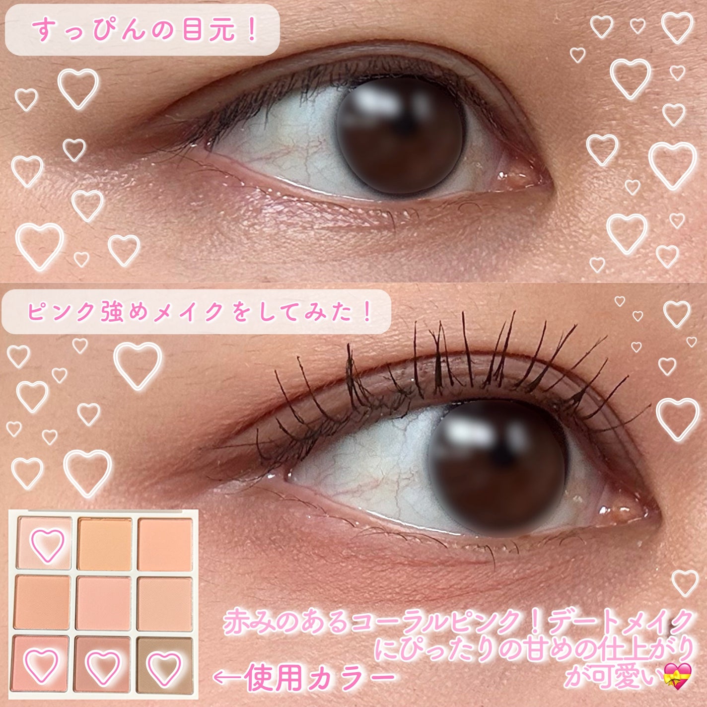 シャドウパレット/dasique/アイシャドウパレットを使ったクチコミ(3枚目)